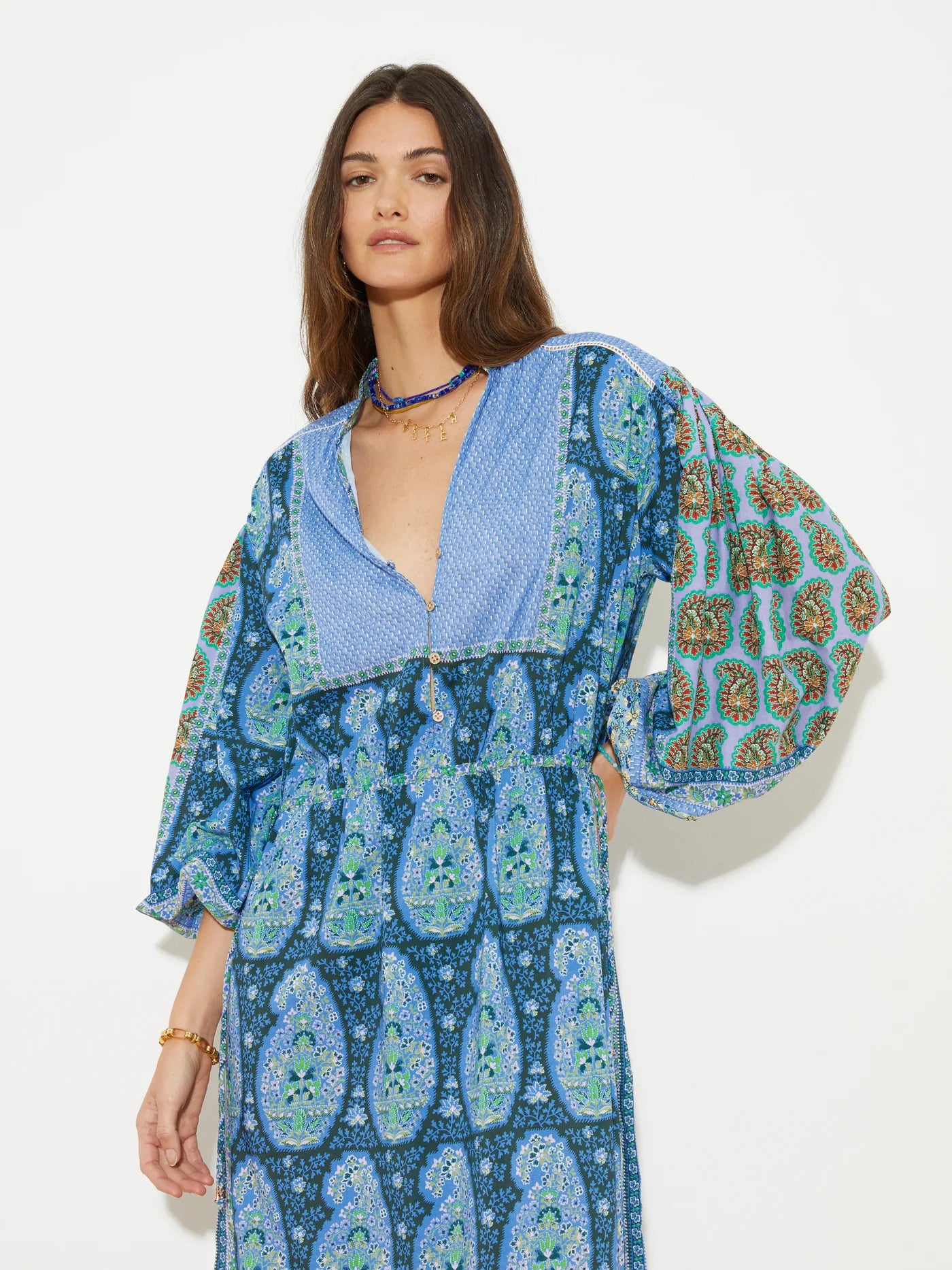 Onda Maxi Smock Dress