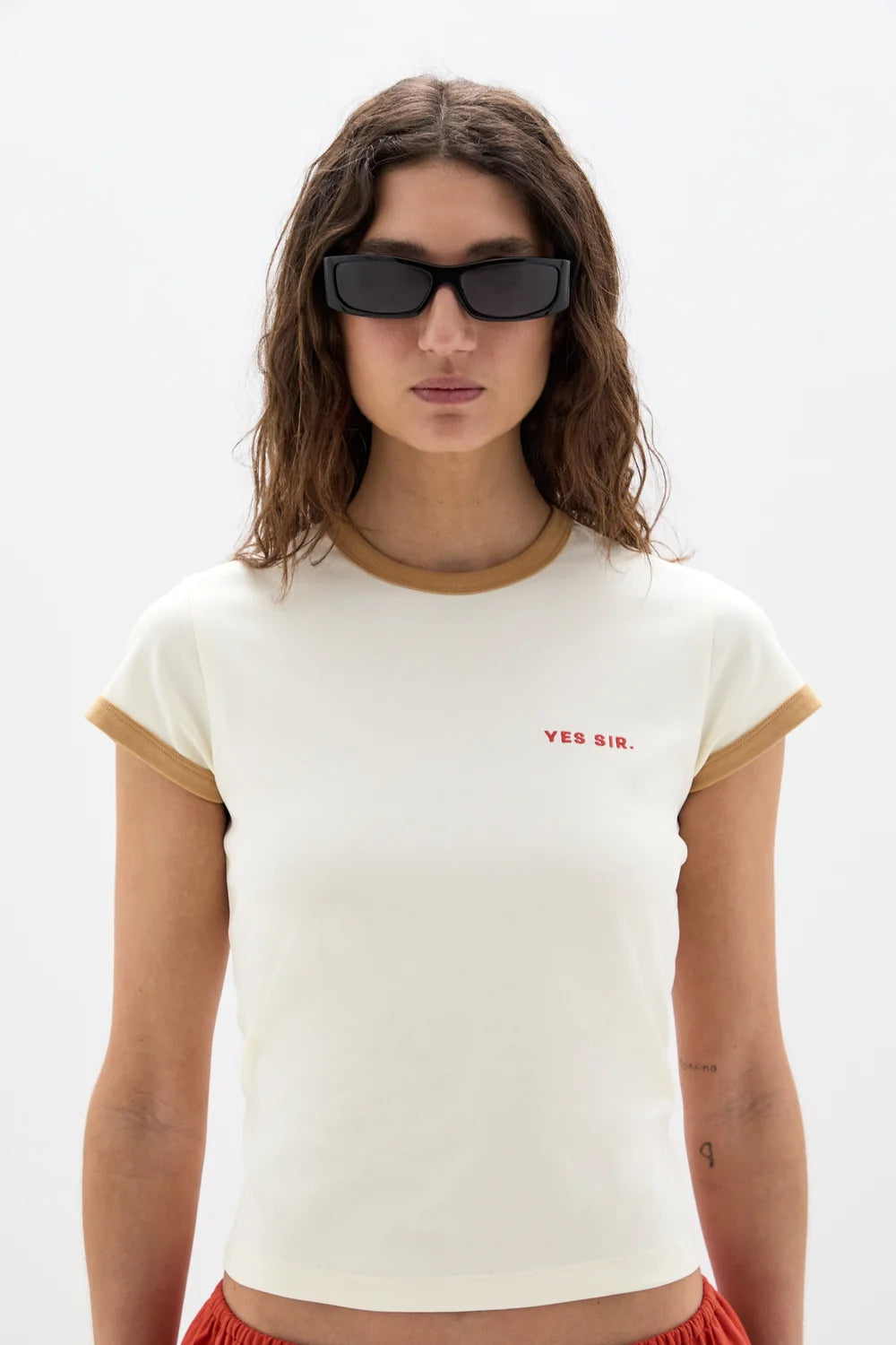 Yes SIR. Fitted Tee in Ivory