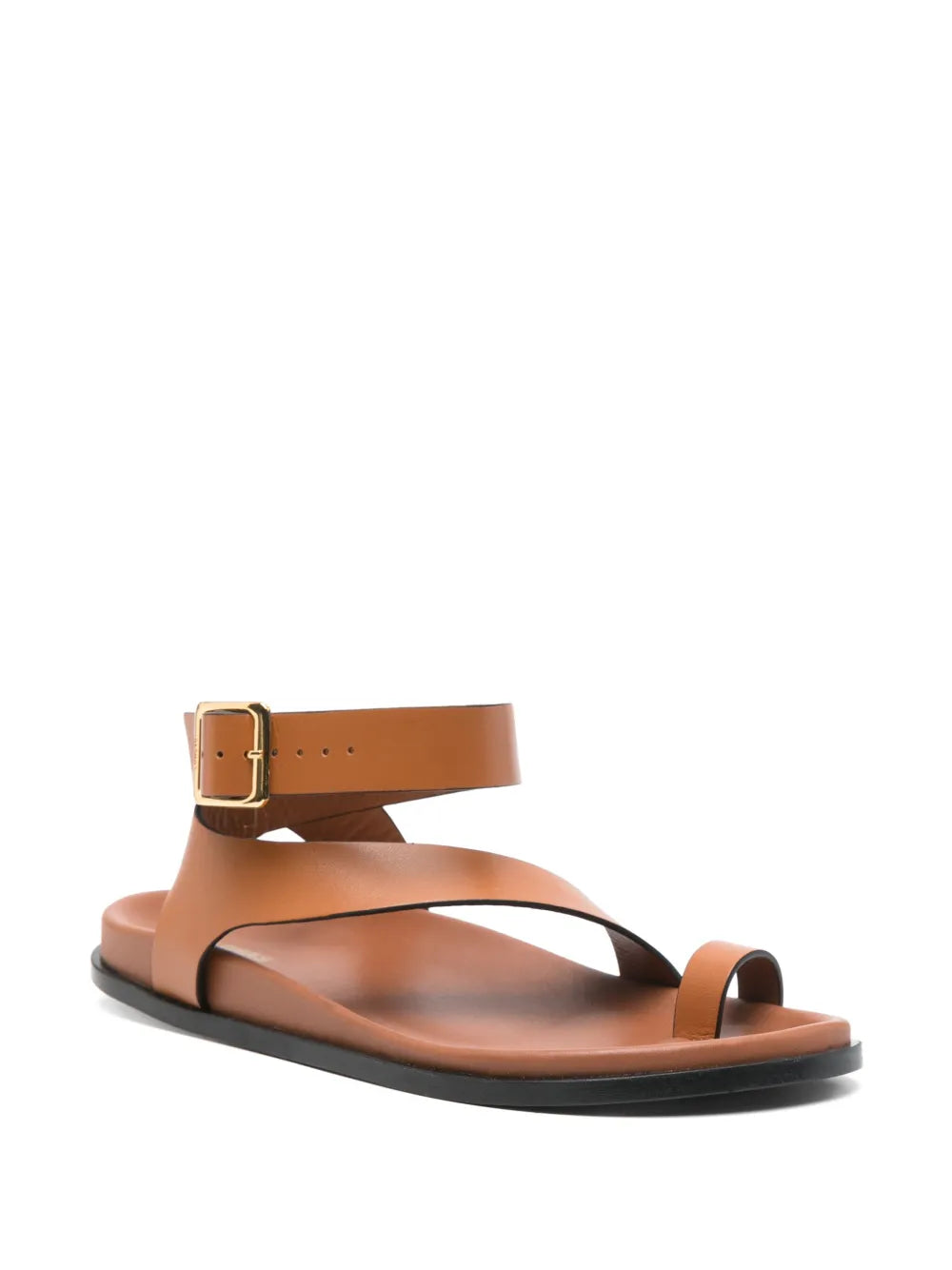 Myles Tan Leather Sandal