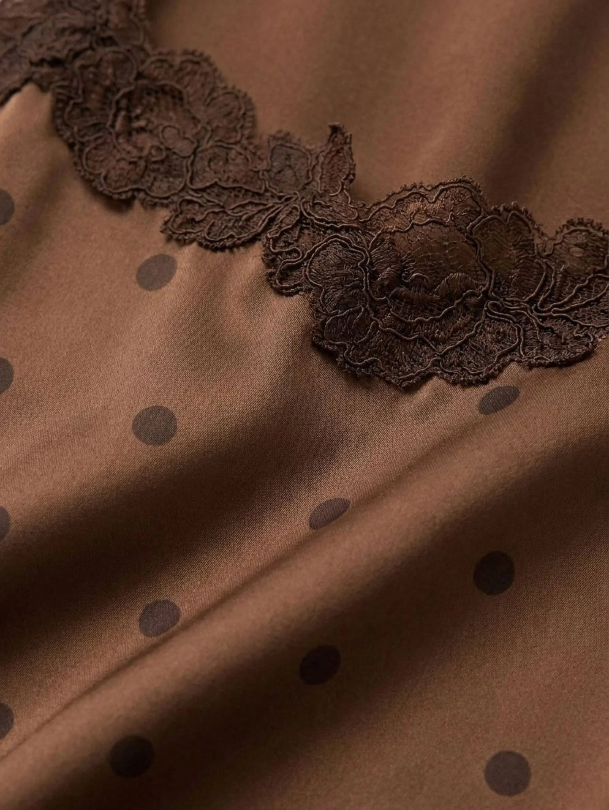 Edie Short in Espresso Polka Dot