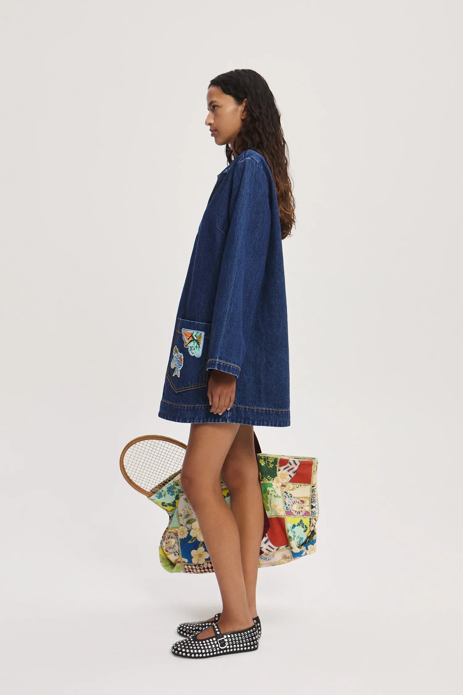 Speedy Denim Mini Dress