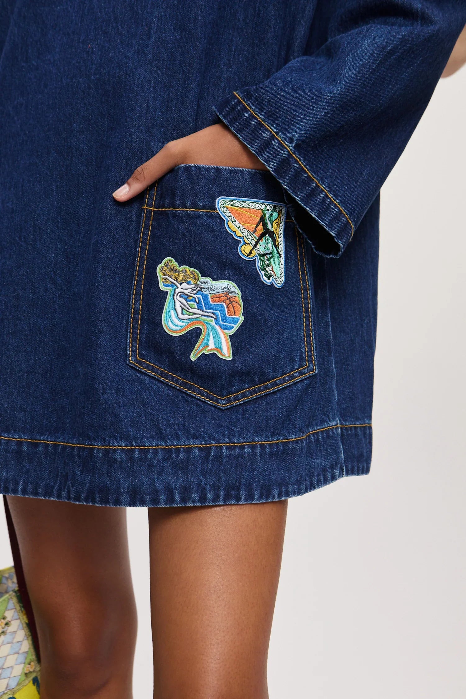 Speedy Denim Mini Dress - PRE ORDER