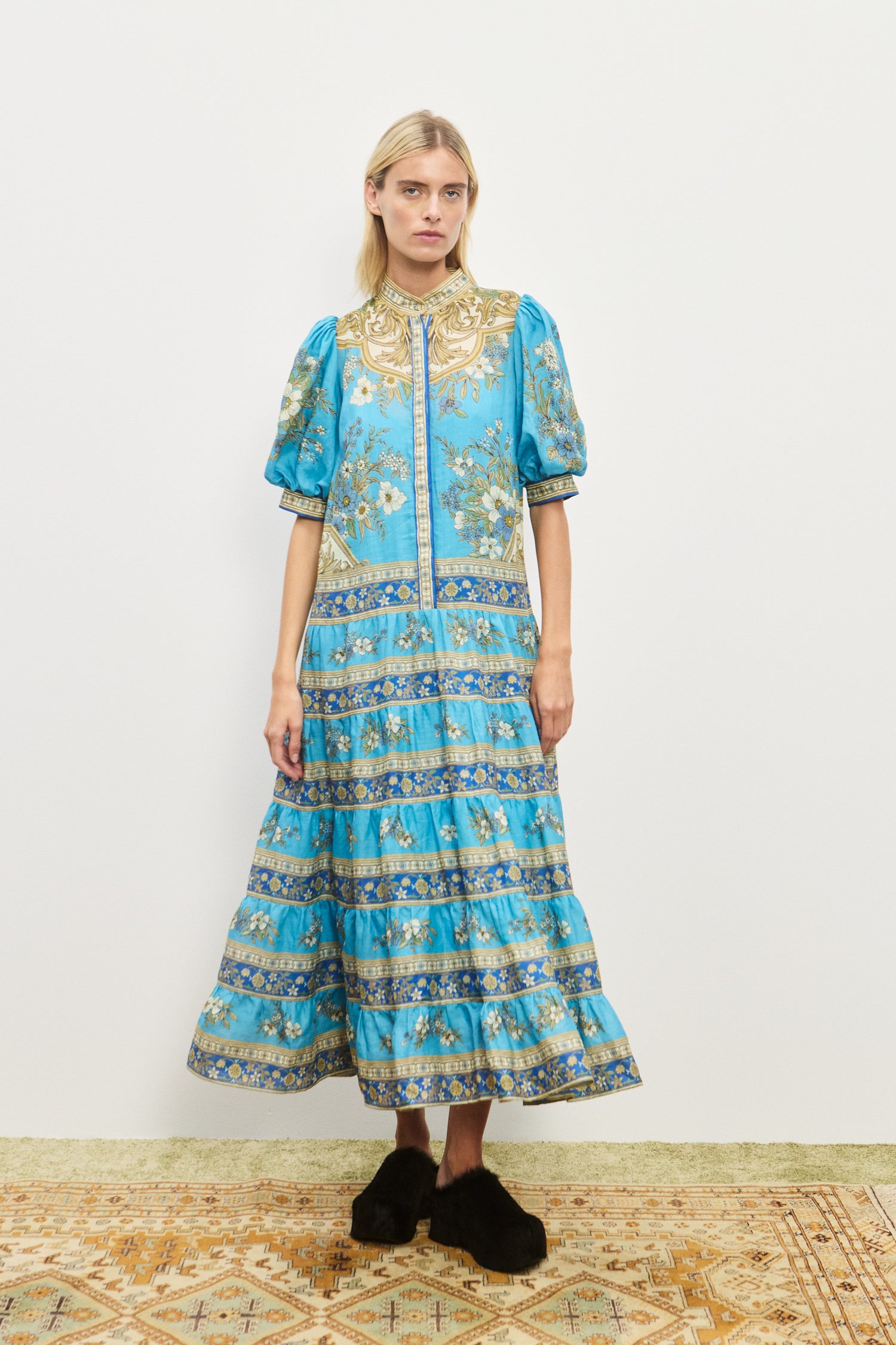 Cassie Tiered Midi Dress