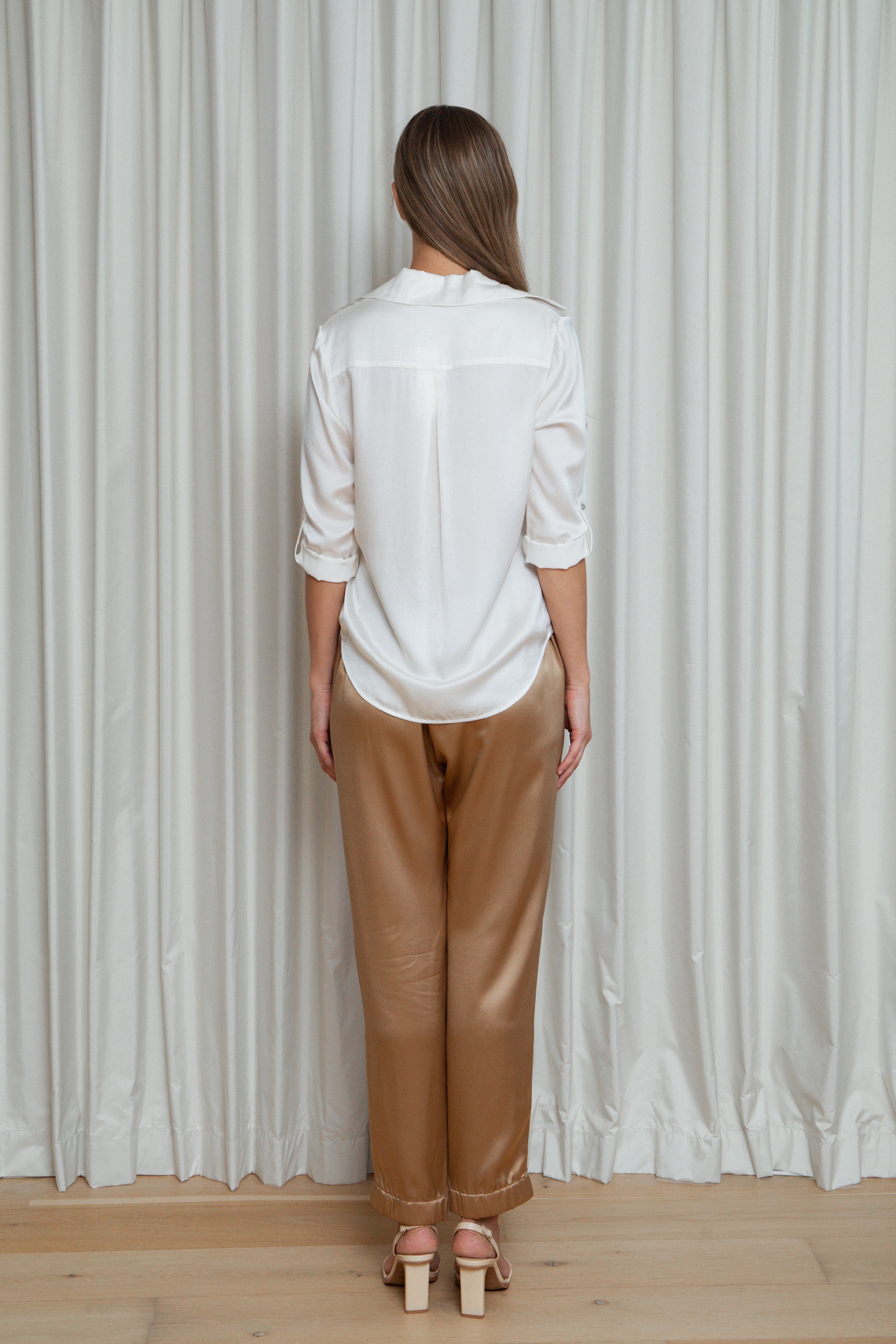 Silhouette Shirt in Pearl