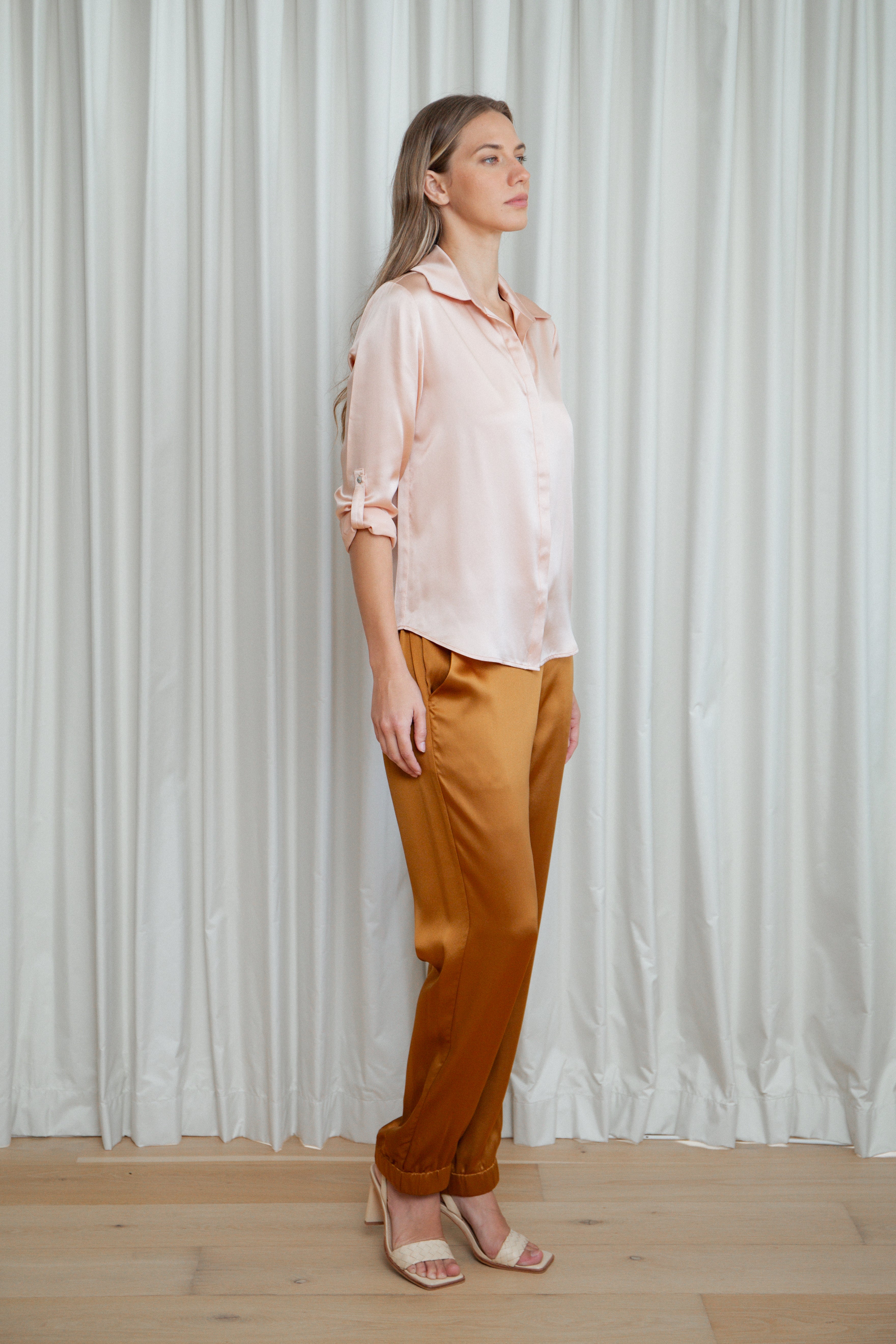 Silhouette Shirt in Rose