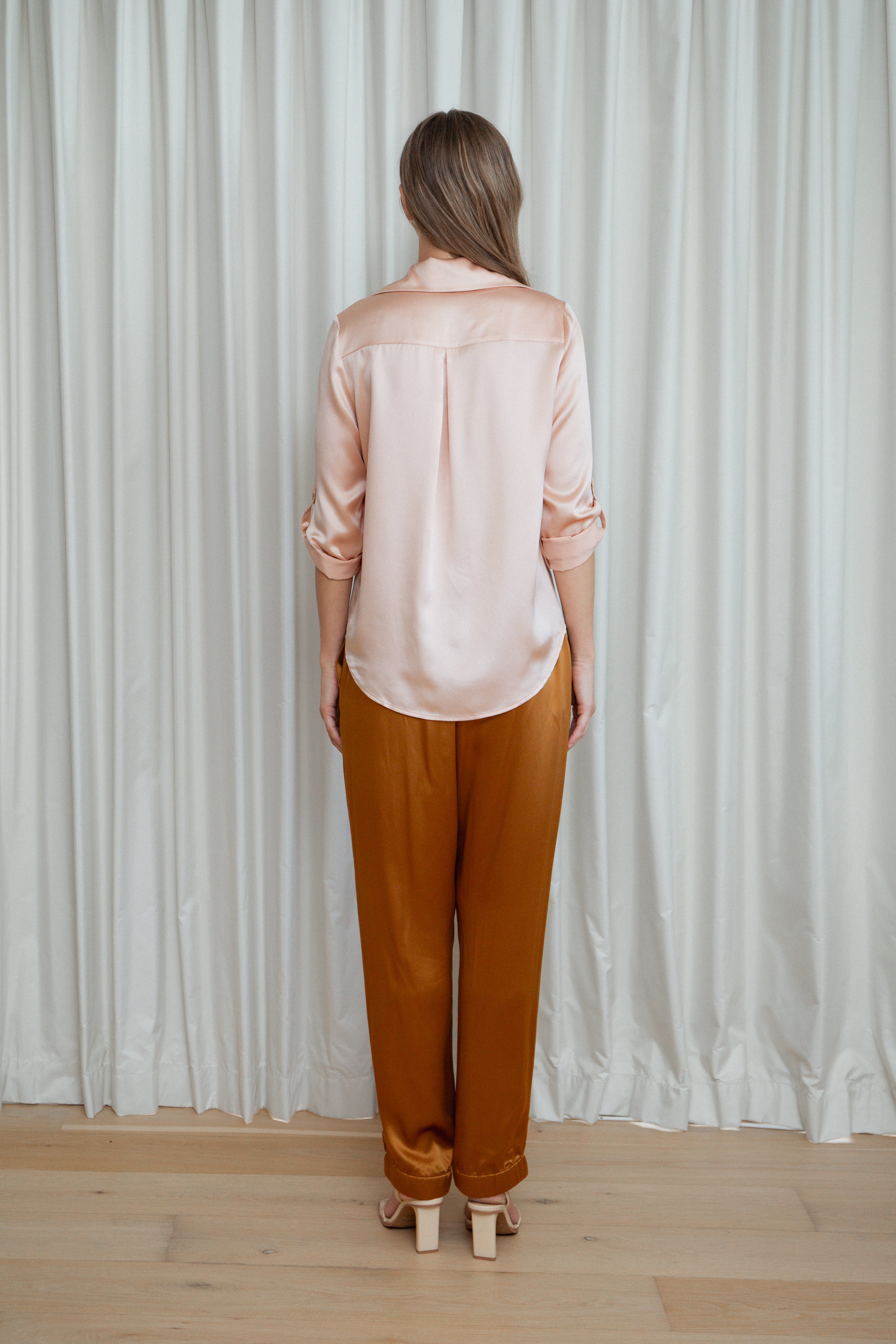 Silhouette Shirt in Rose