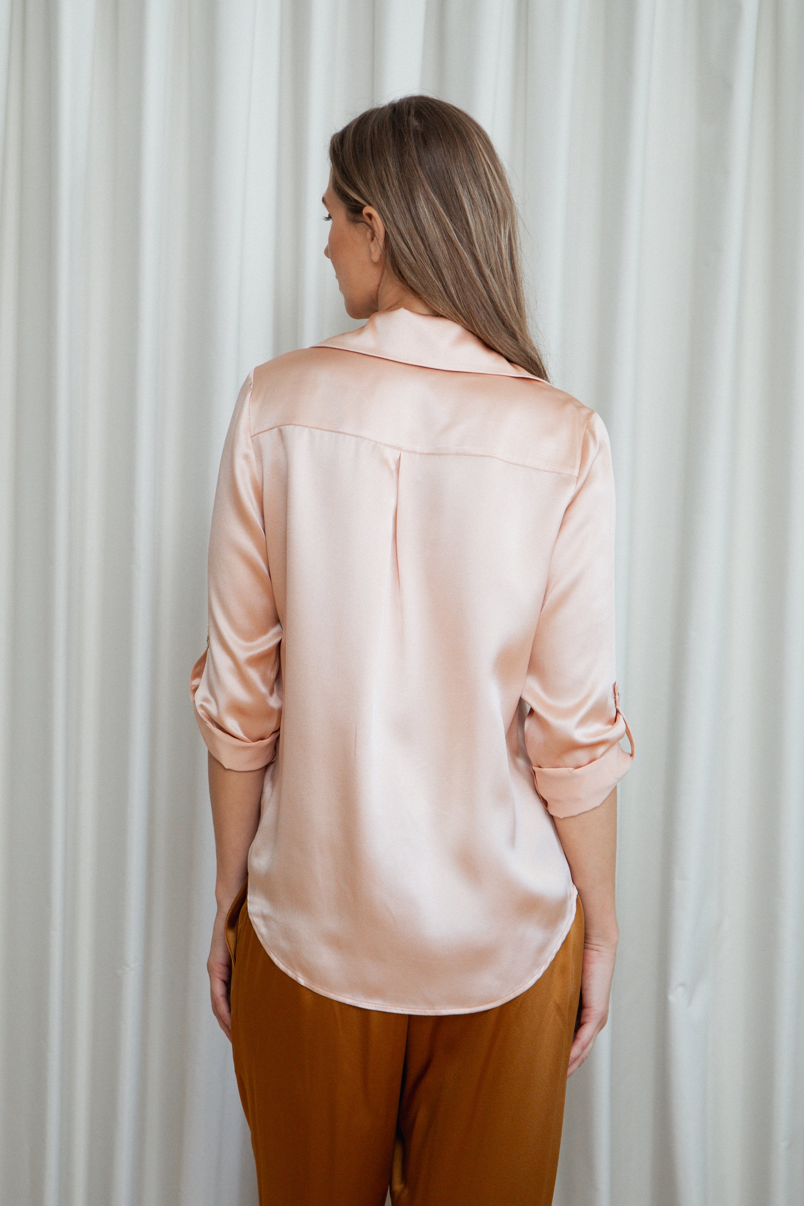 Silhouette Shirt in Rose