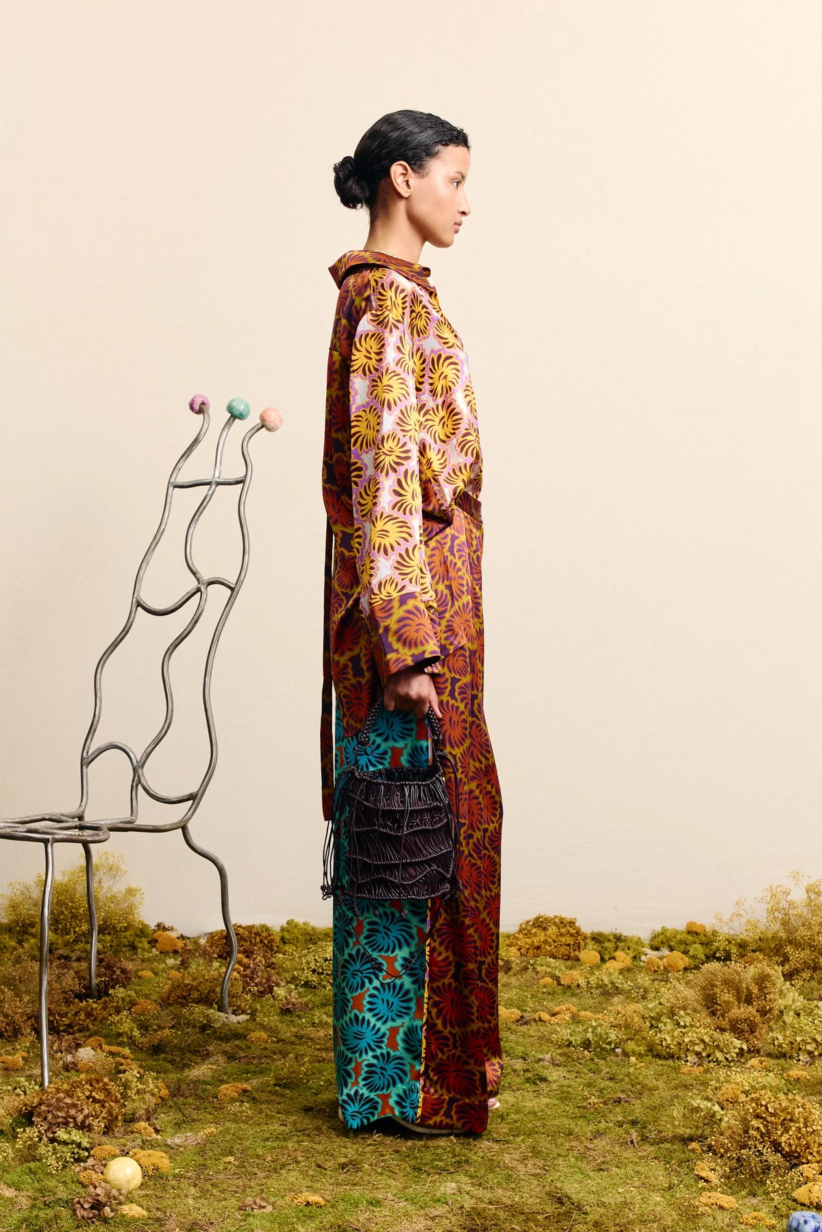 Xander Spliced Silk Pant PRE ORDER