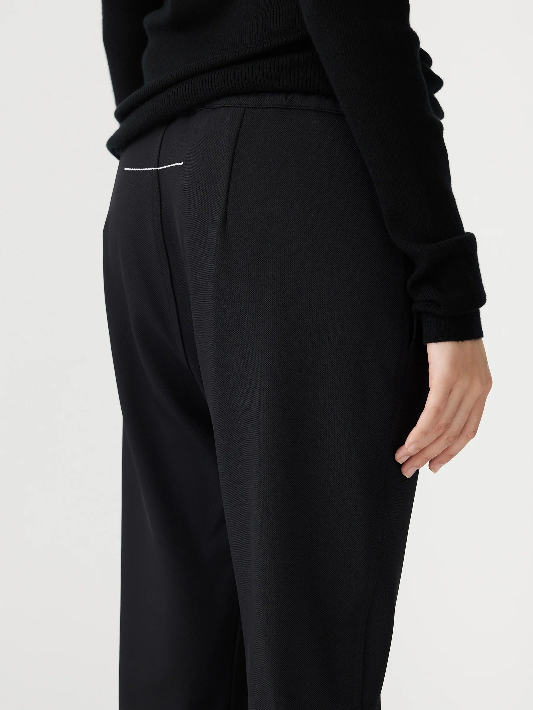 Stretch Twill Tapered Pant Black
