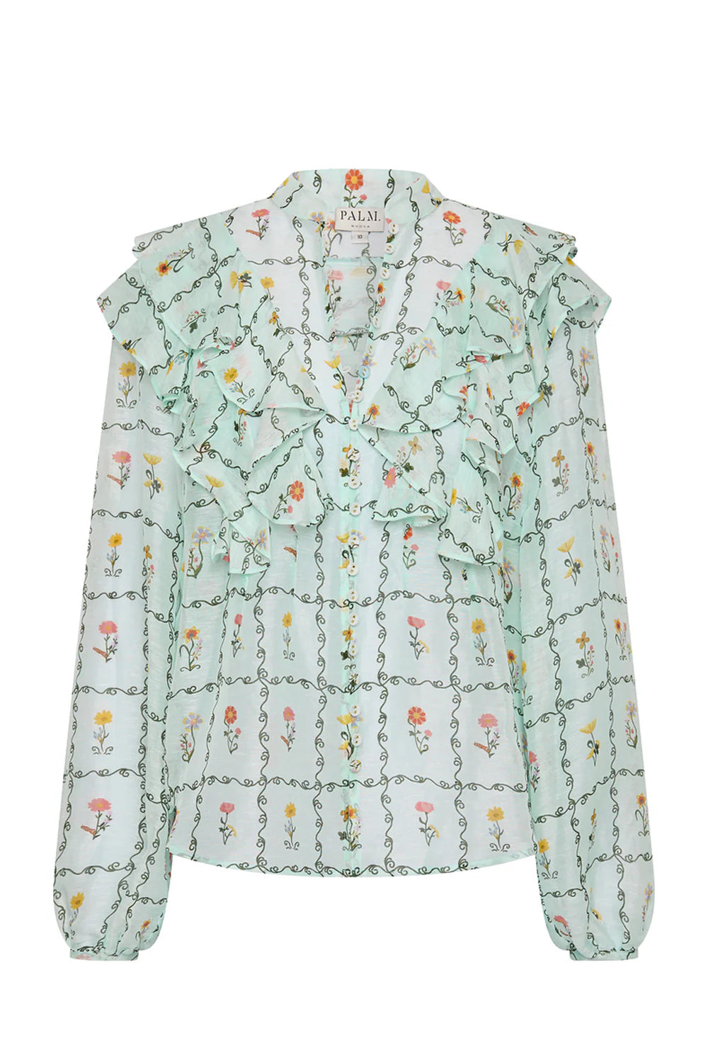 Suki Blouse in Calypso Tile