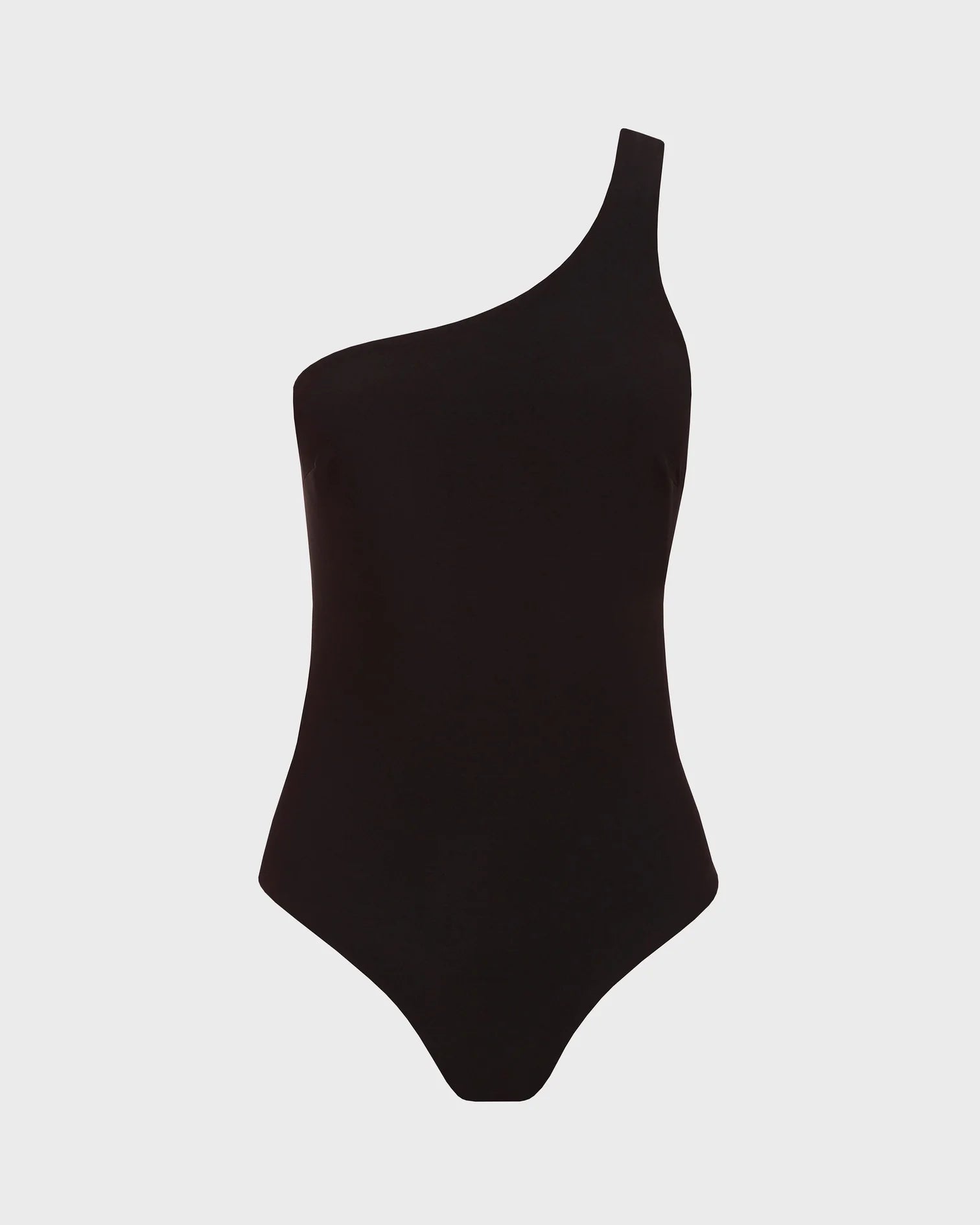 Colette One Shoulder One Piece in Black