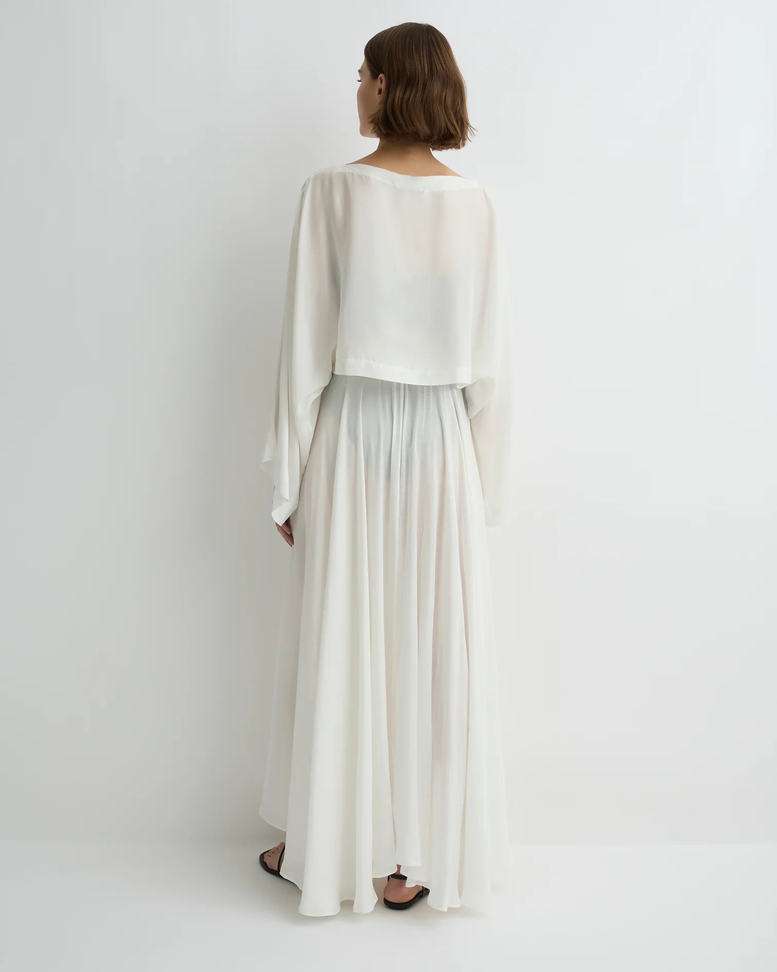 Cremona Kimono Top in White