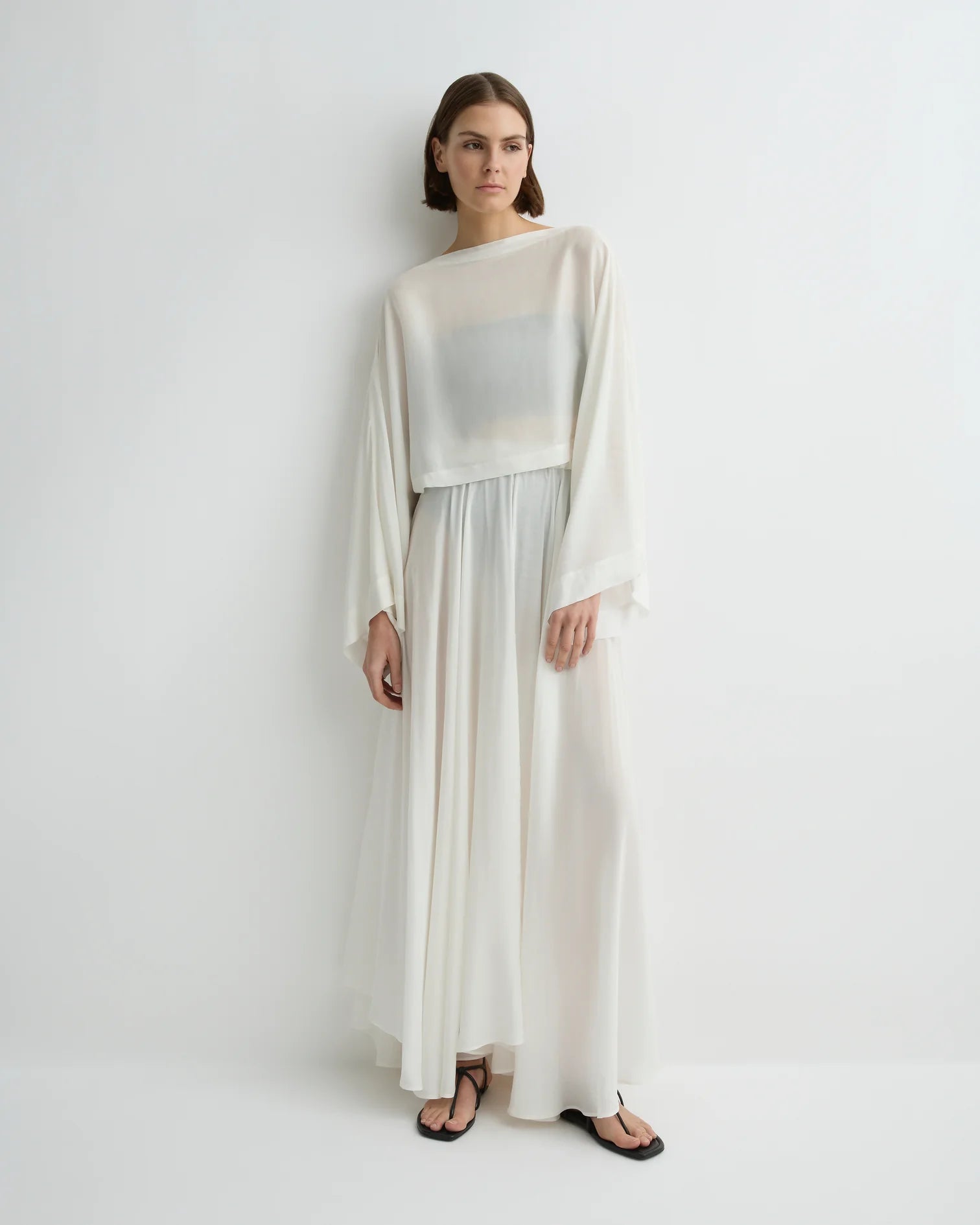 Cremona Maxi Skirt in White