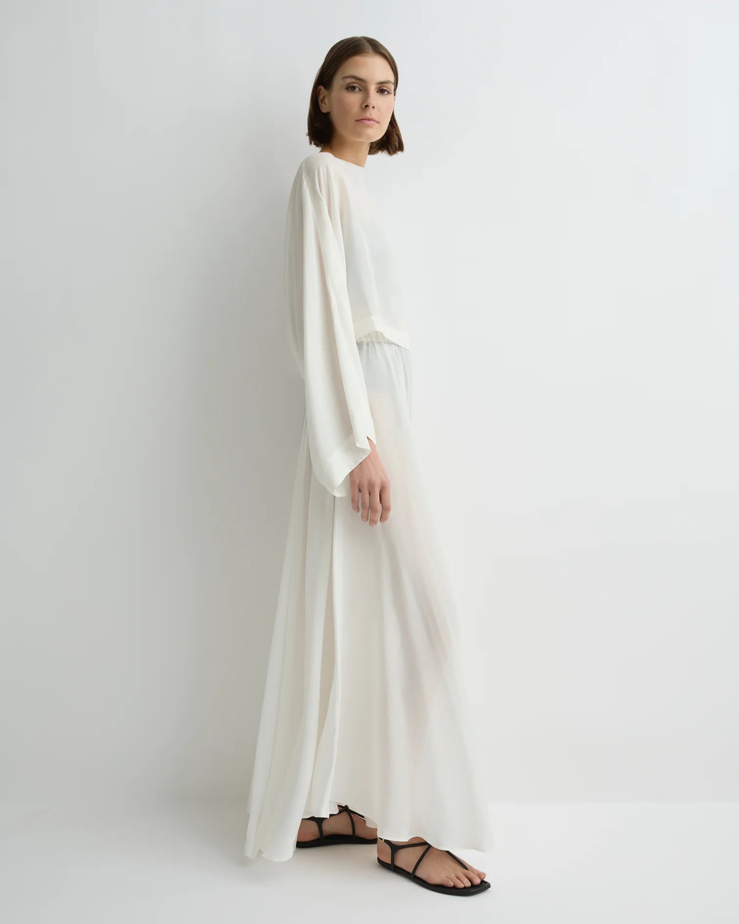 Cremona Kimono Top in White