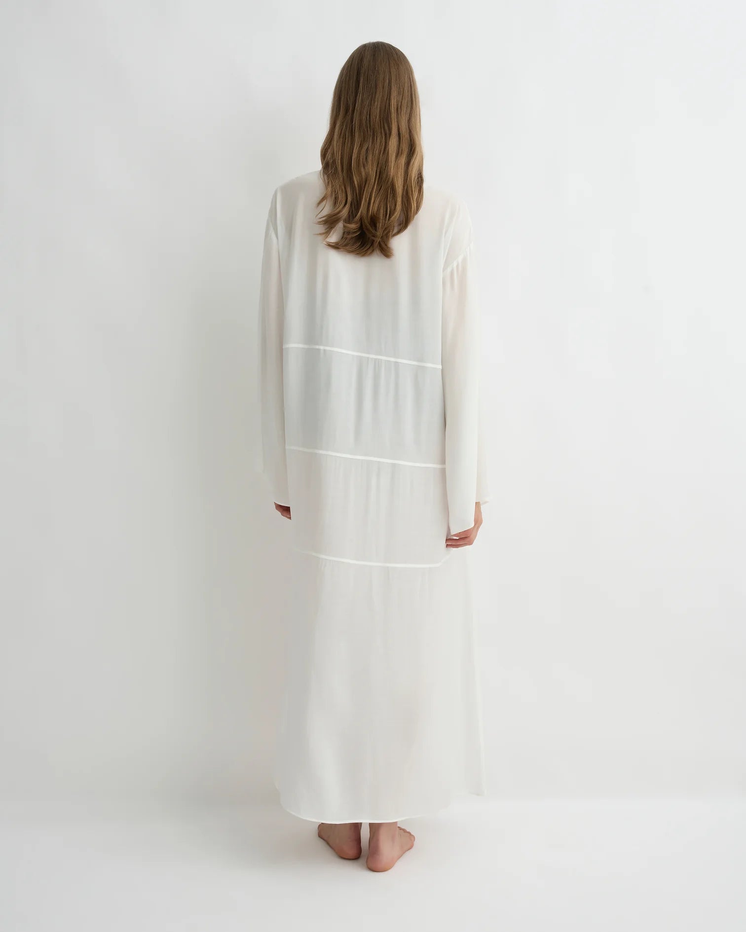 Cremona Tie-Front Maxi Coverup - White