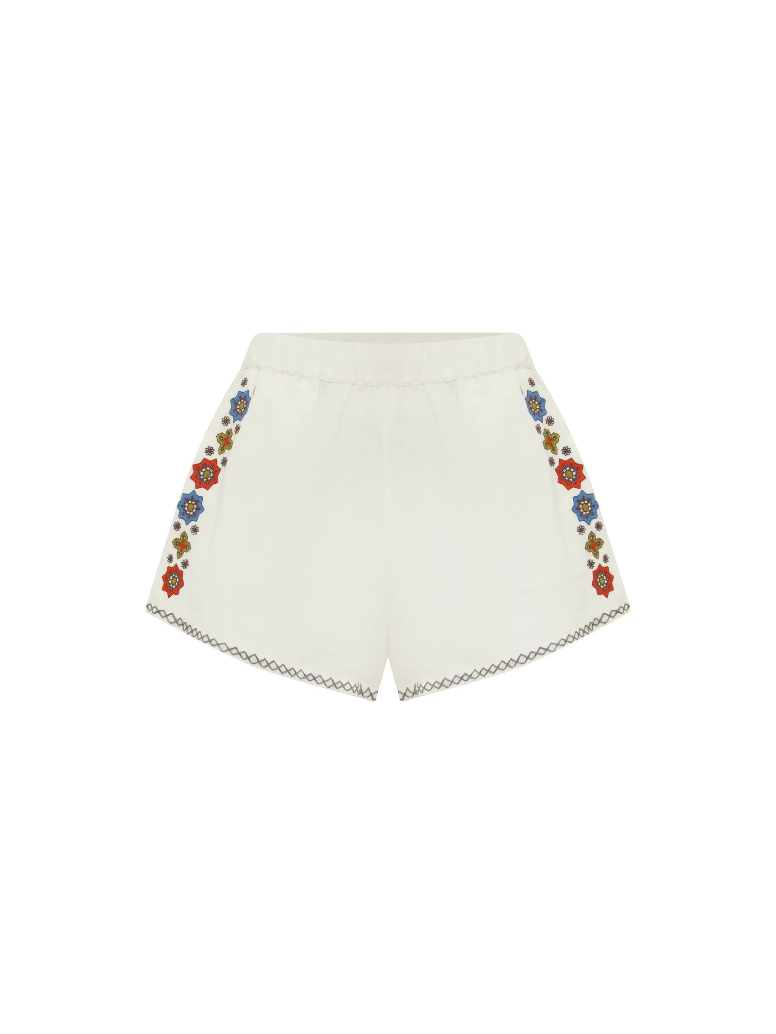 Castela Embroidered Short
