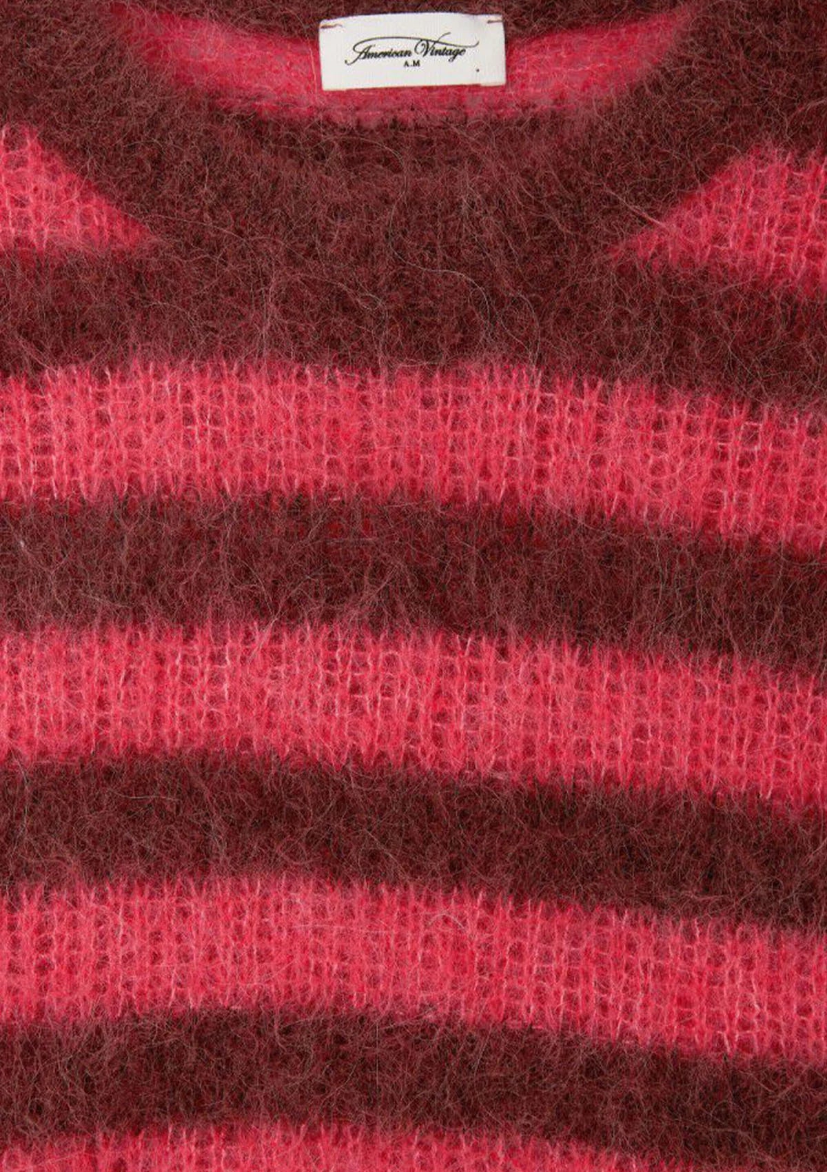 Bymi Sweater in Burgundy Stripe
