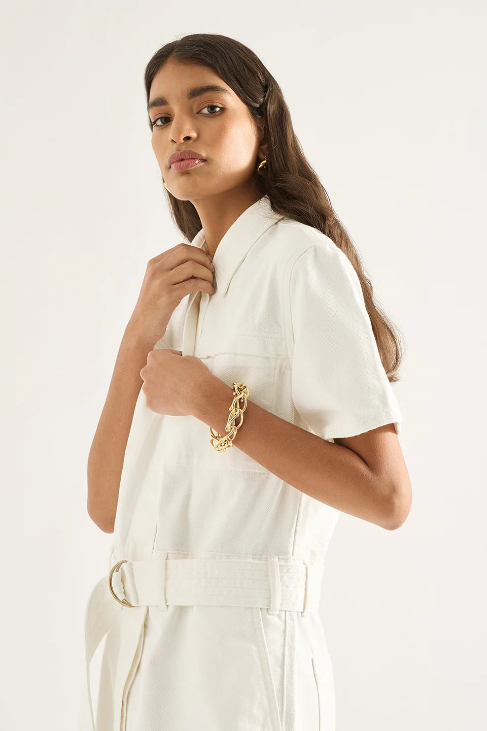 Delta Dress in Winter White