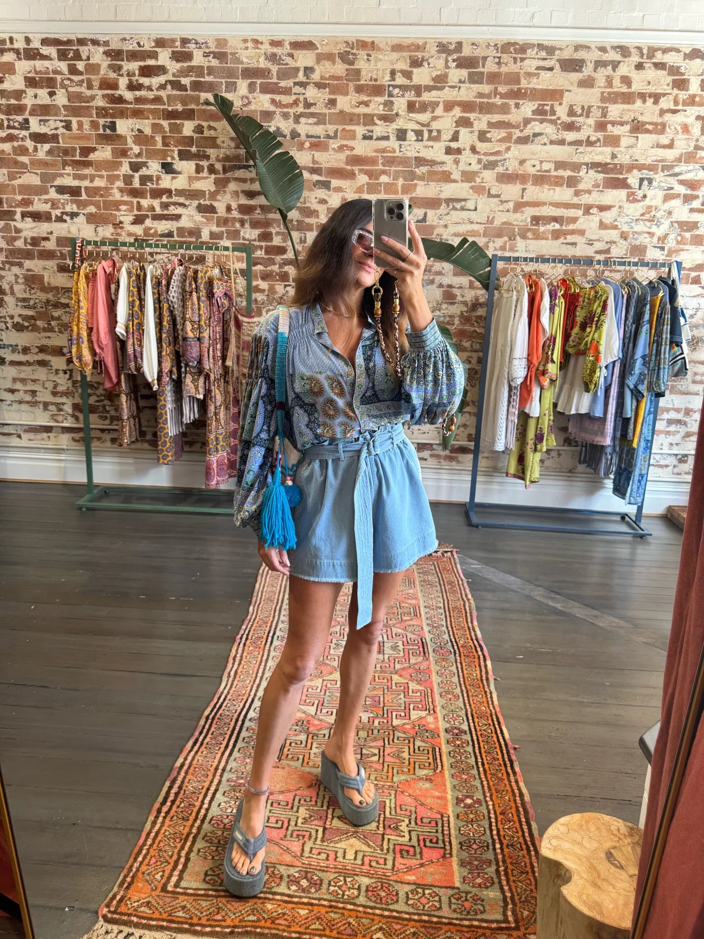 Onda Silk Smock Shirt