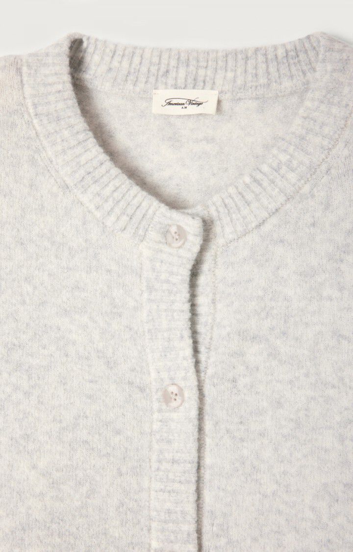 Damsville Cardigan in Heather Grey