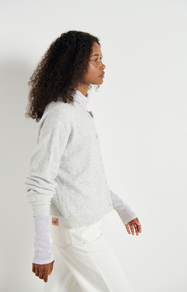 Damsville Cardigan in Heather Grey