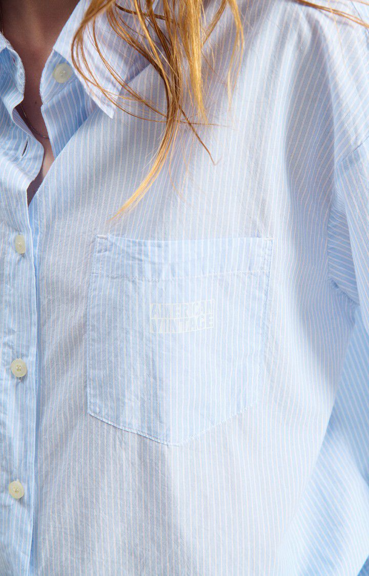 Eluabird Shirt in Blue Stripe