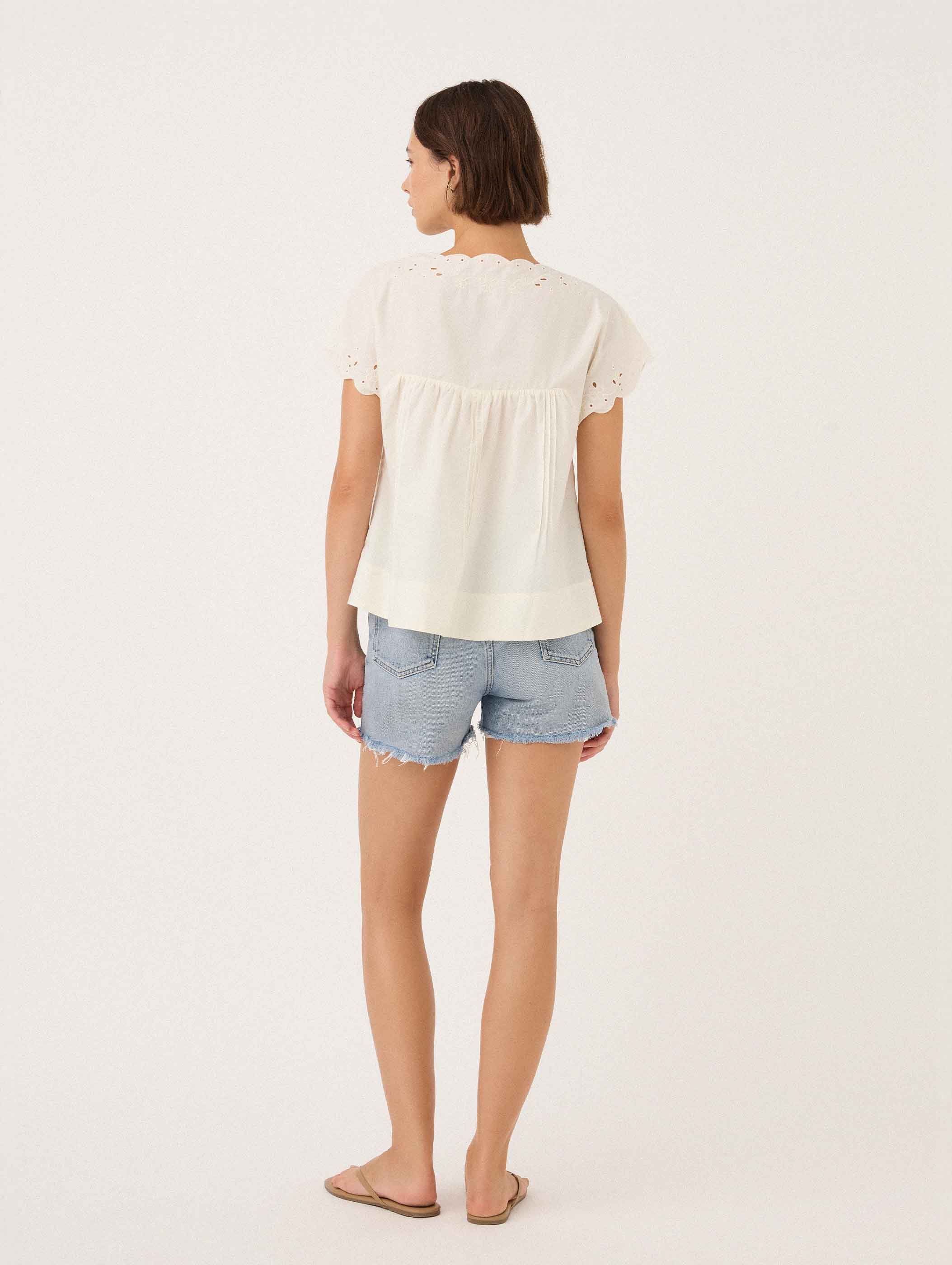 Memoir Blouse in Gardenia