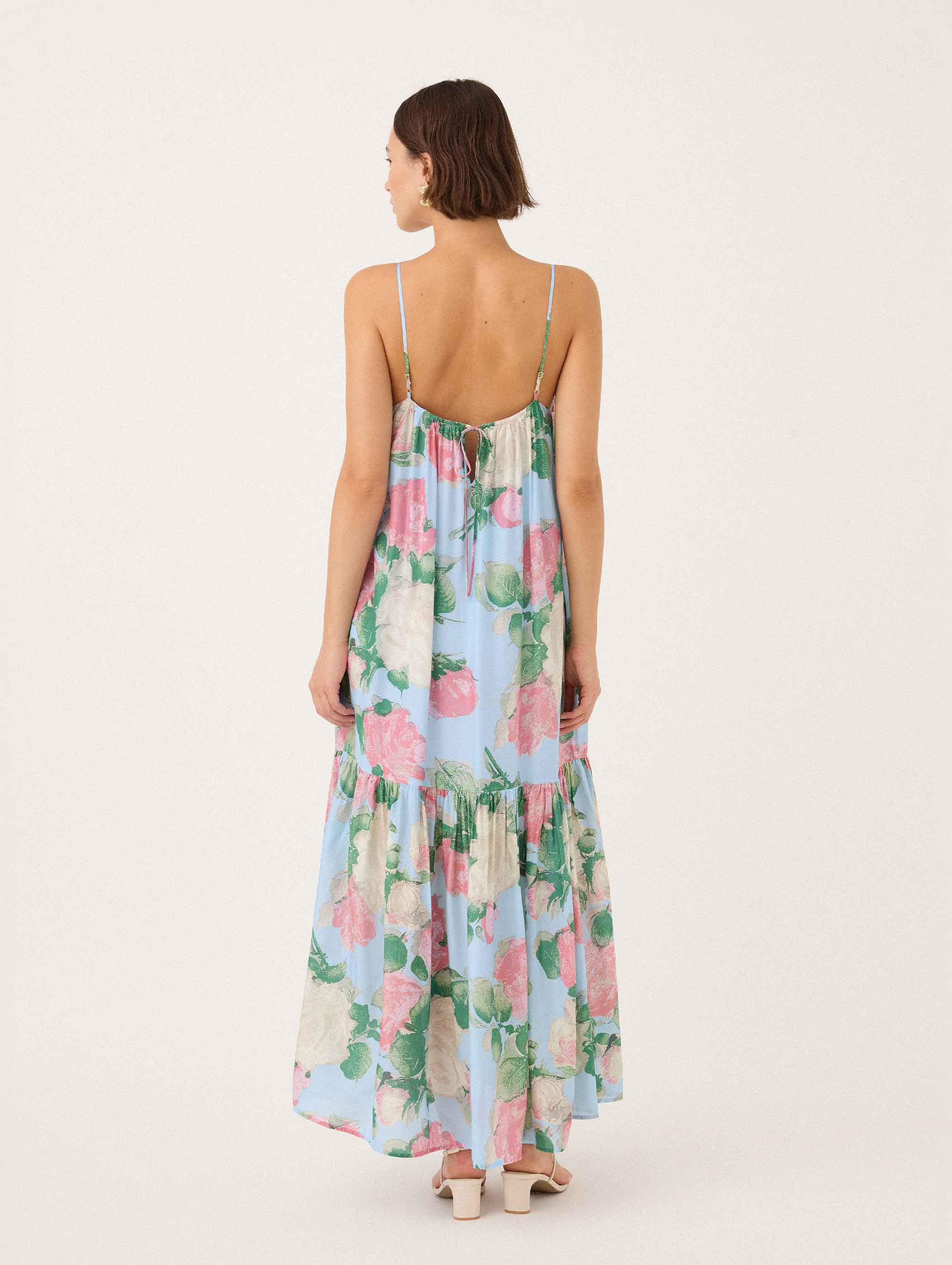 Gathered Midi Dress