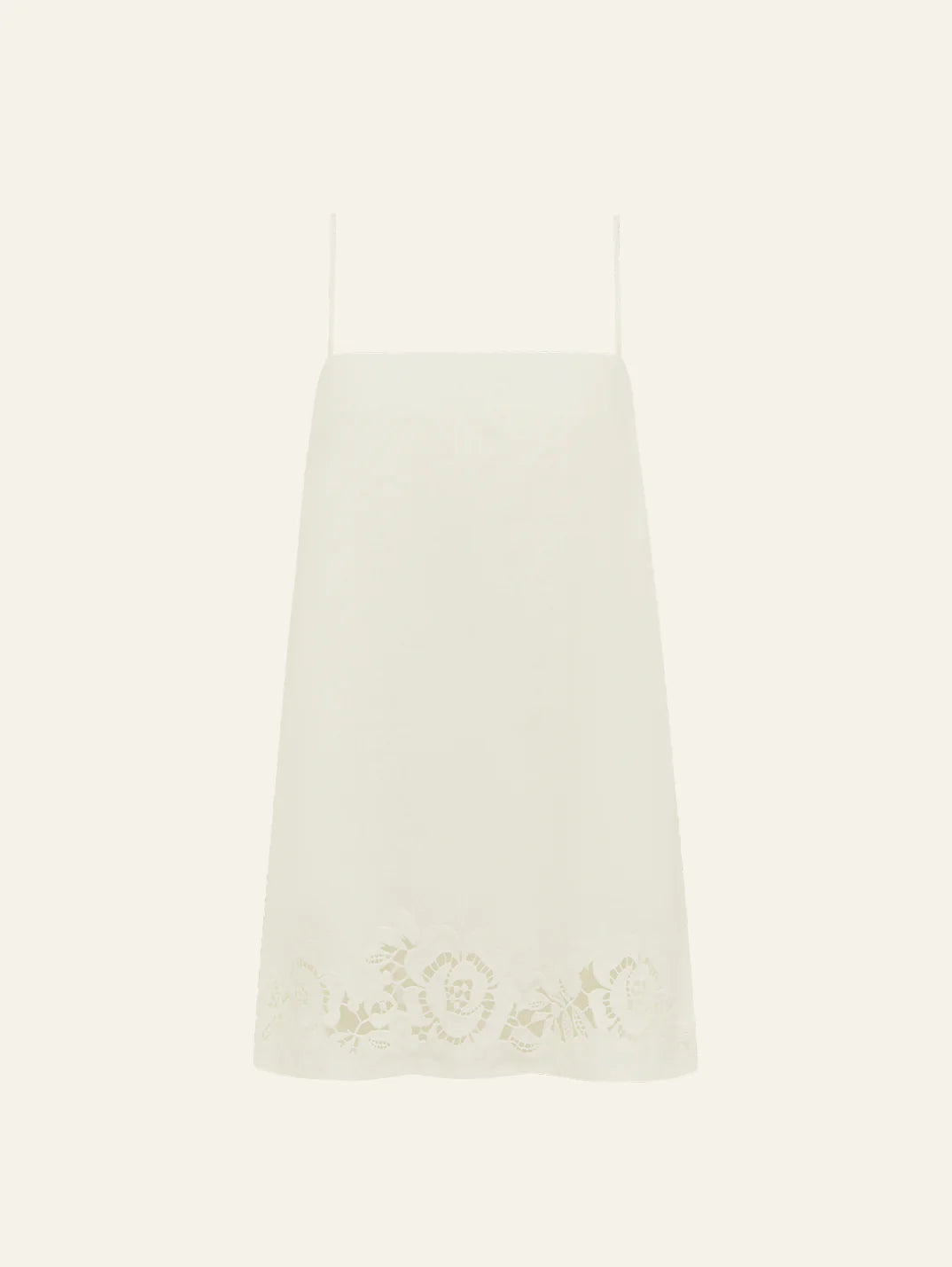 Holiday Mini Dress in Gardenia