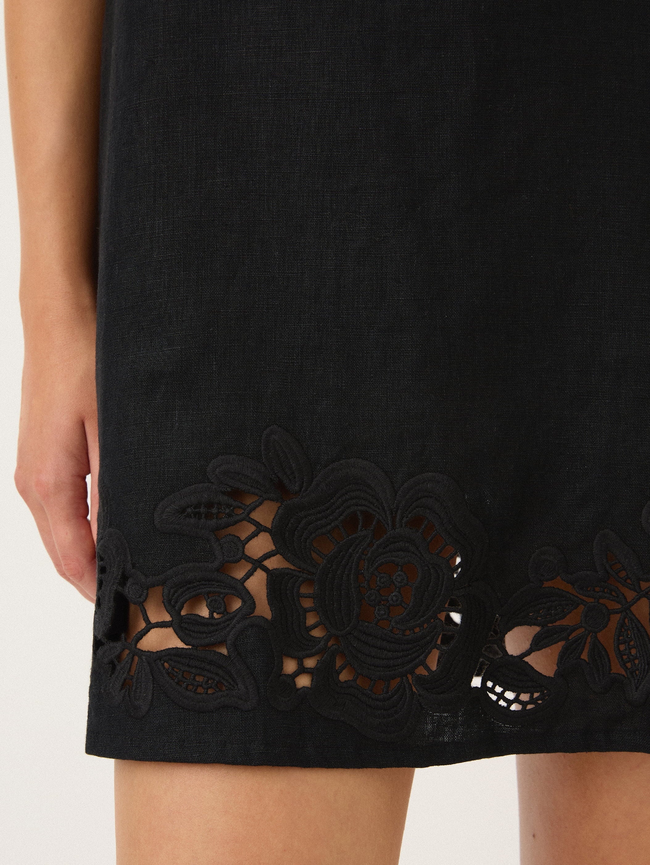 Holiday Mini Dress in Noir