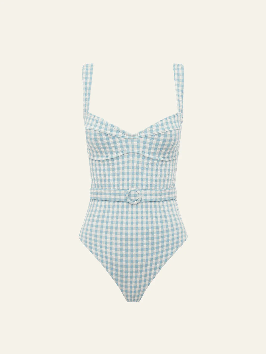 Forever Underwire One Piece in Chambray Gingham