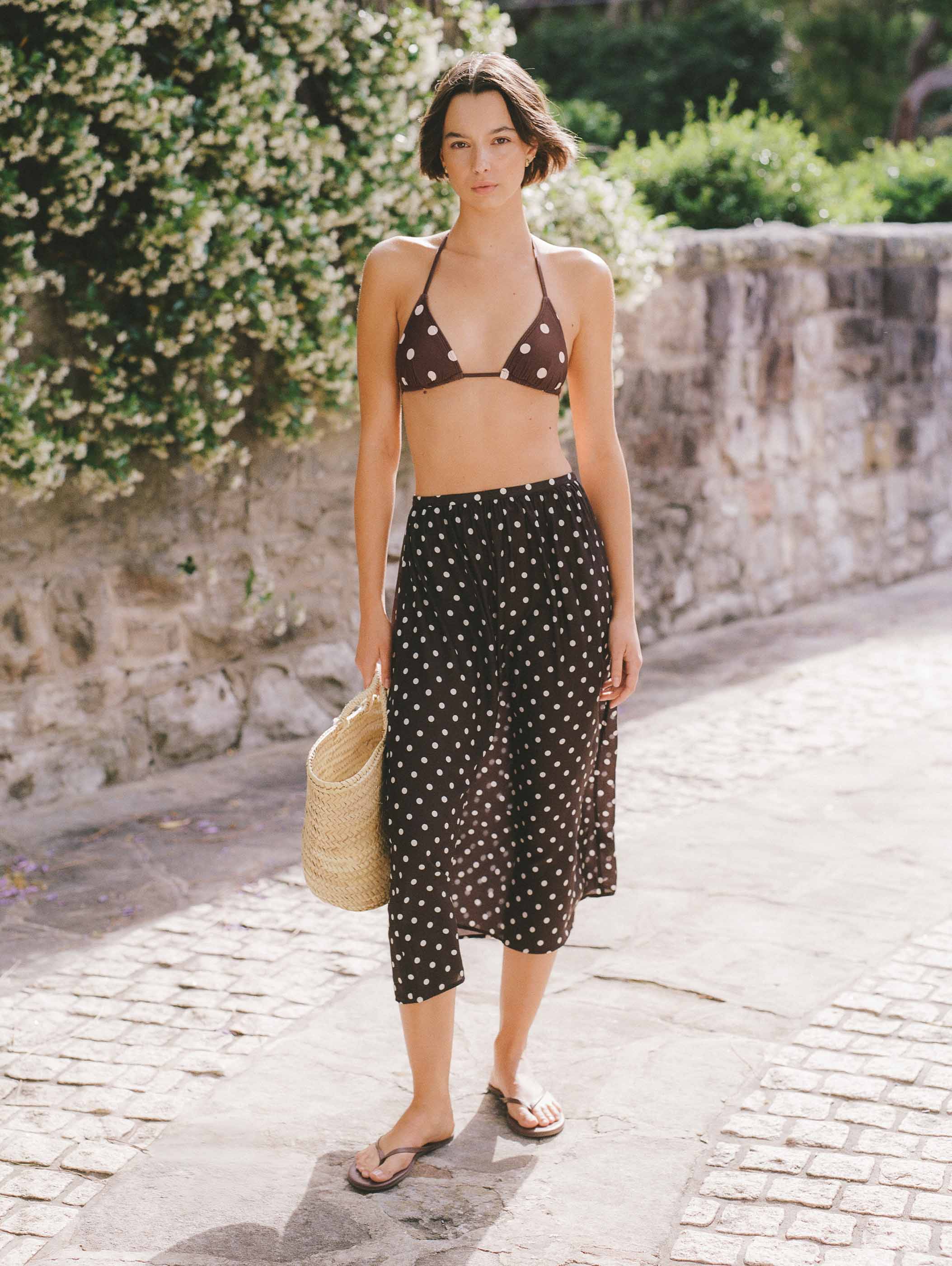 Holiday Skirt in Praline