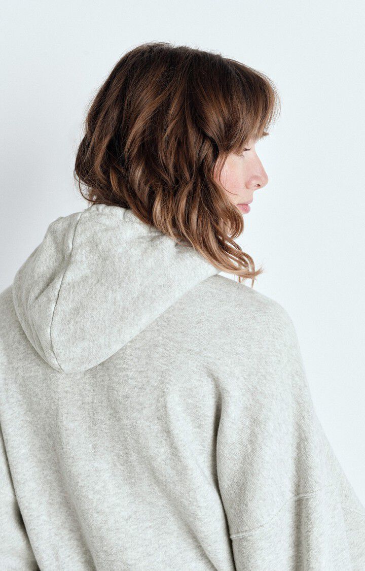Kodytown Zip Up Sweater in Polar Melange