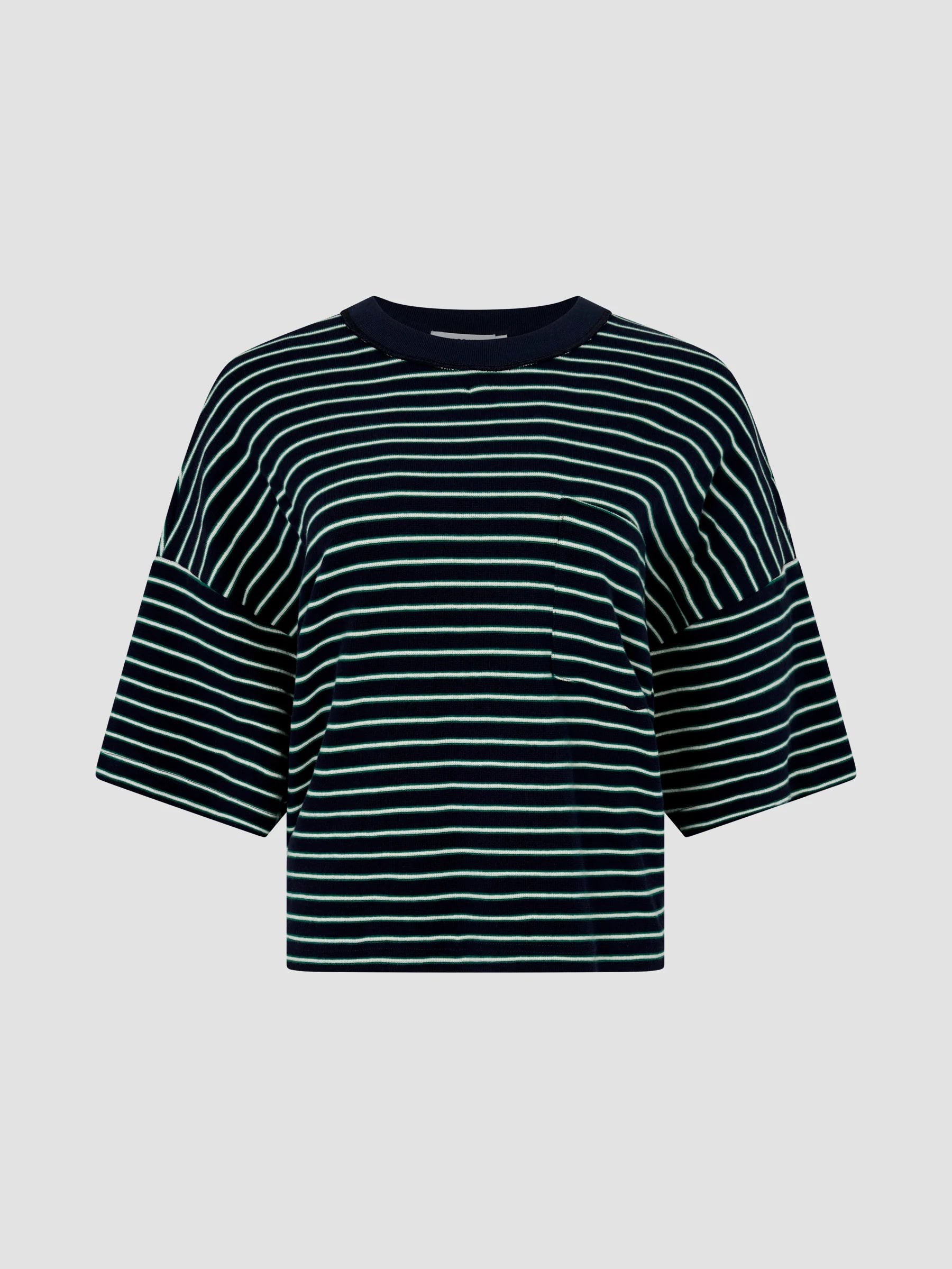 Reverse Stripe Boxy T-Shirt
