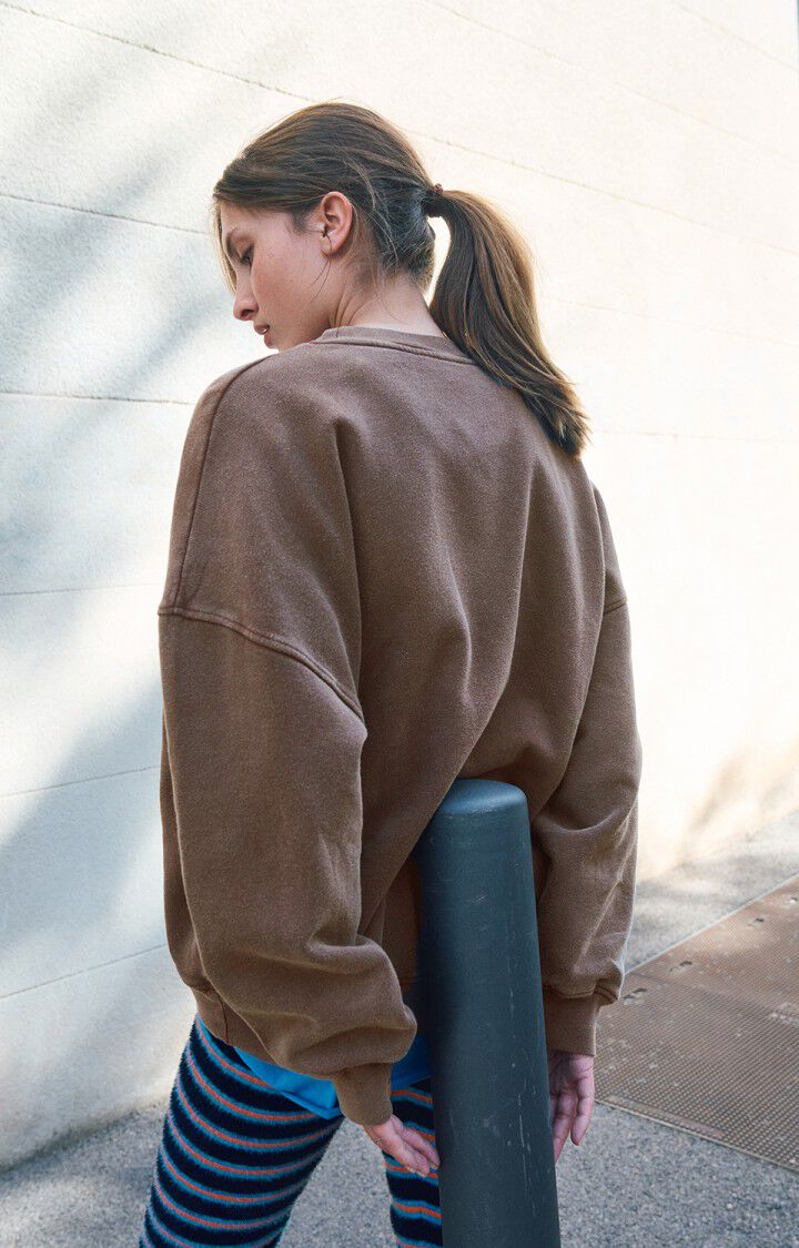 Plizzy Sweatshirt in Vintage Chestnut