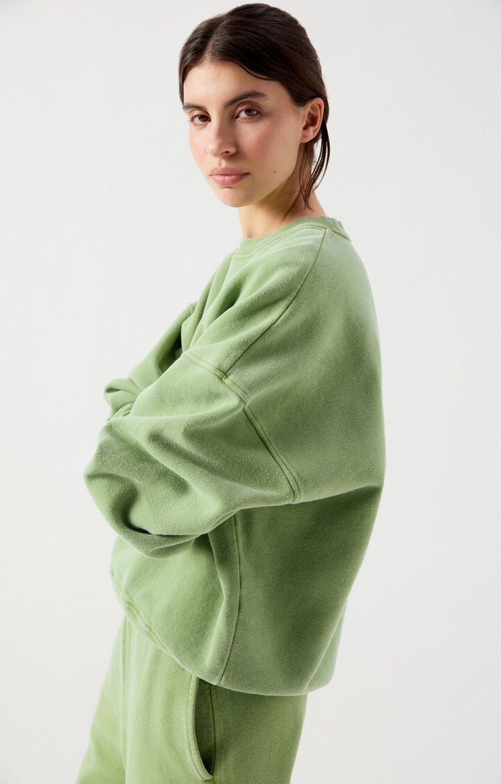 Plizzy Sweatshirt in Vintage Lemongrass