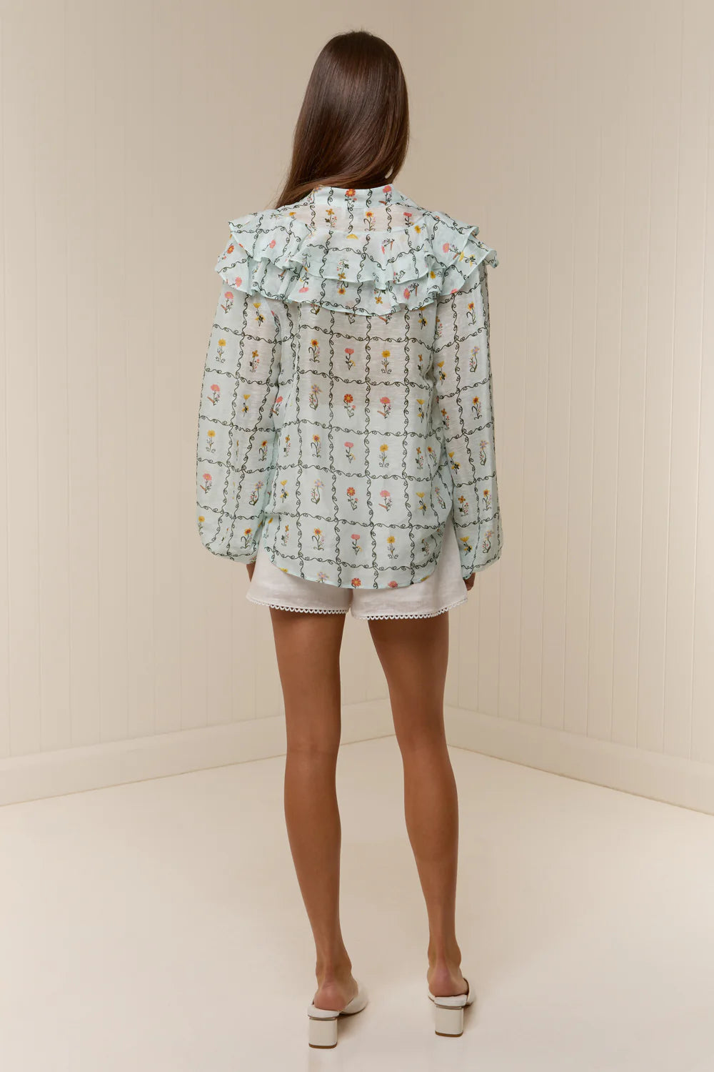 Suki Blouse in Calypso Tile