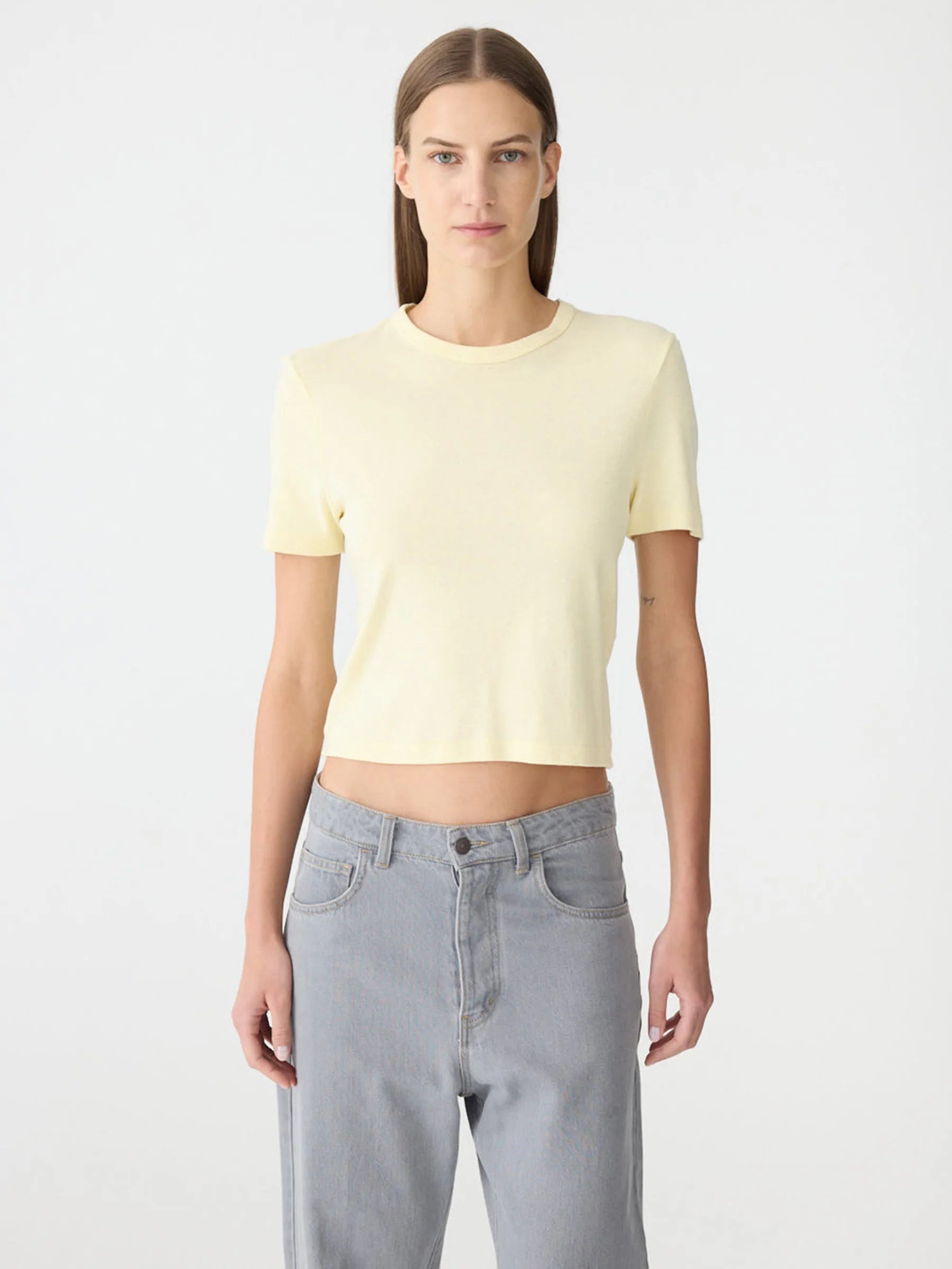 Rub Baby Tee in Lemon Sorbet