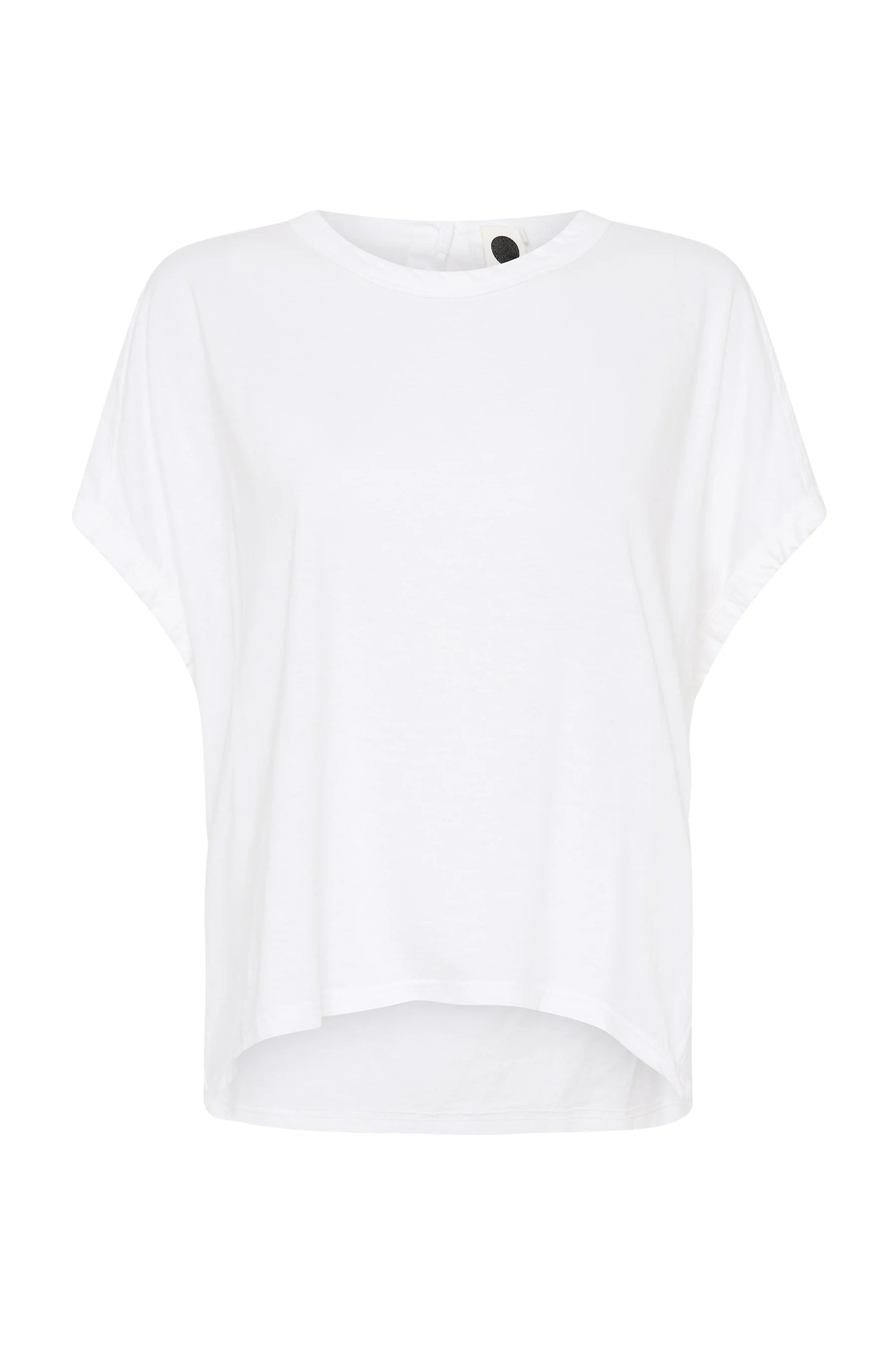 Slouch Circle Tank in White