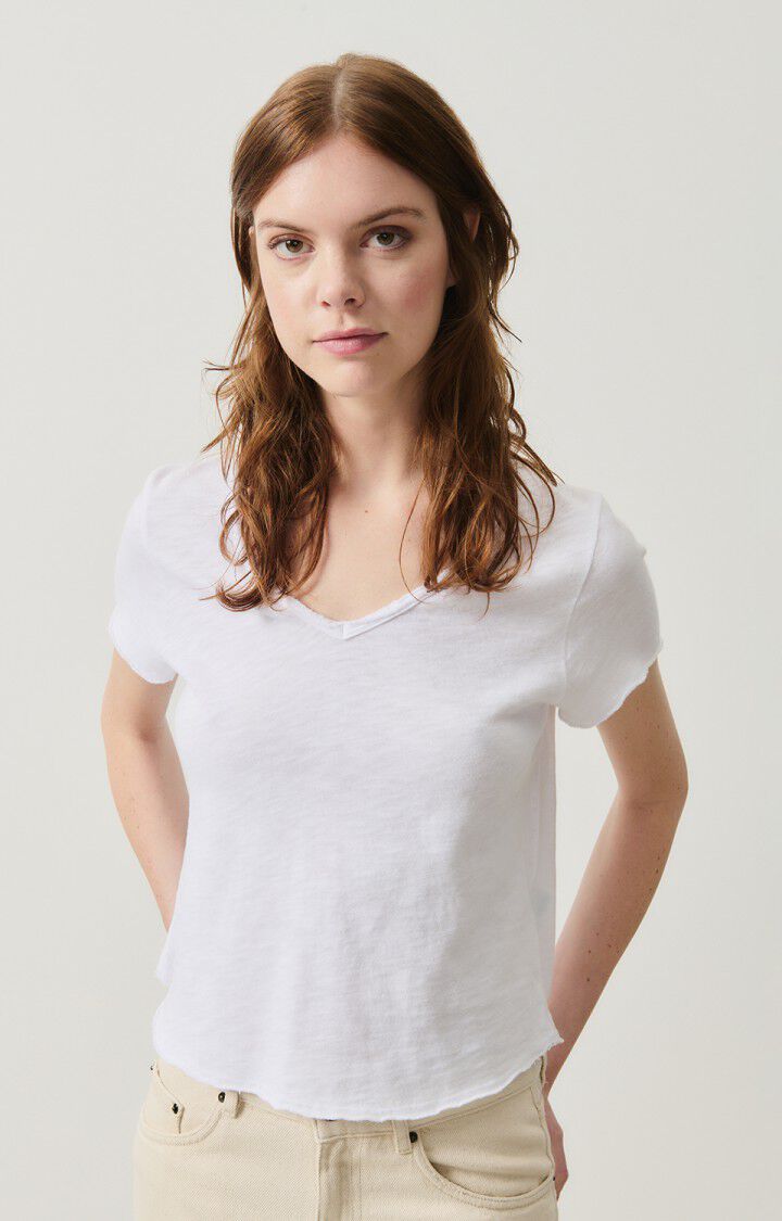 Sonoma  V Neck T-Shirt in White