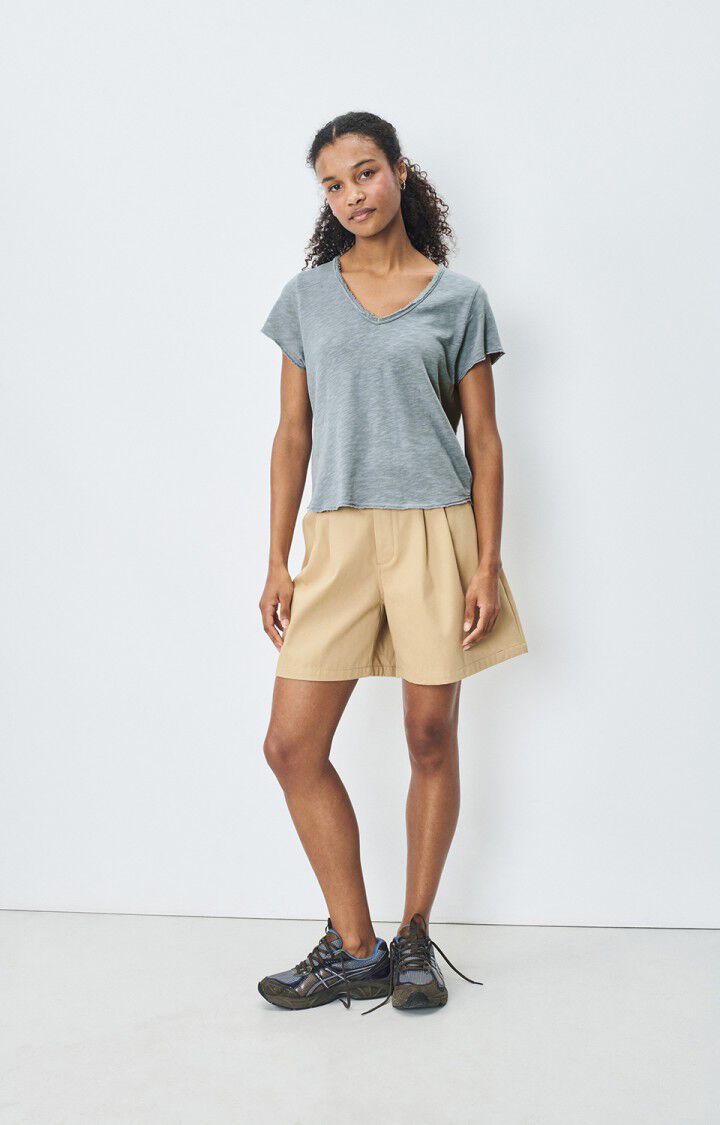 Sonoma V Neck T-Shirt in Vintage Storm