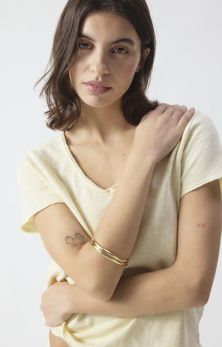 Sonoma V Neck T-Shirt in Vintage Vanilla