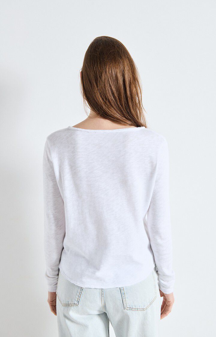 Sonoma V-Neck Fitted T-Shirt in White