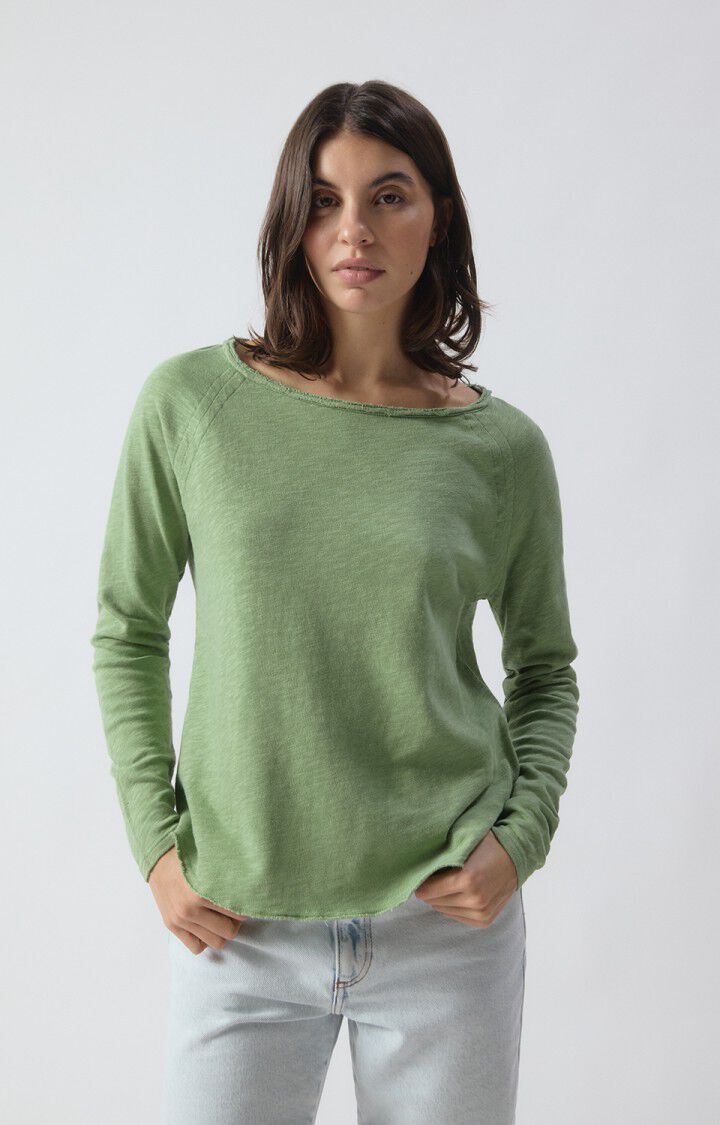 Sonoma Boat Neck L/S T-Shirt in Vintage Lemongrass