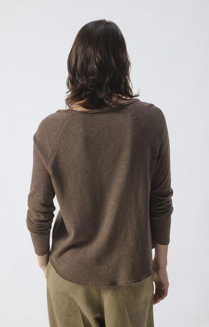 Sonoma Boat Neck L/S T-Shirt in Vintage Chestnut
