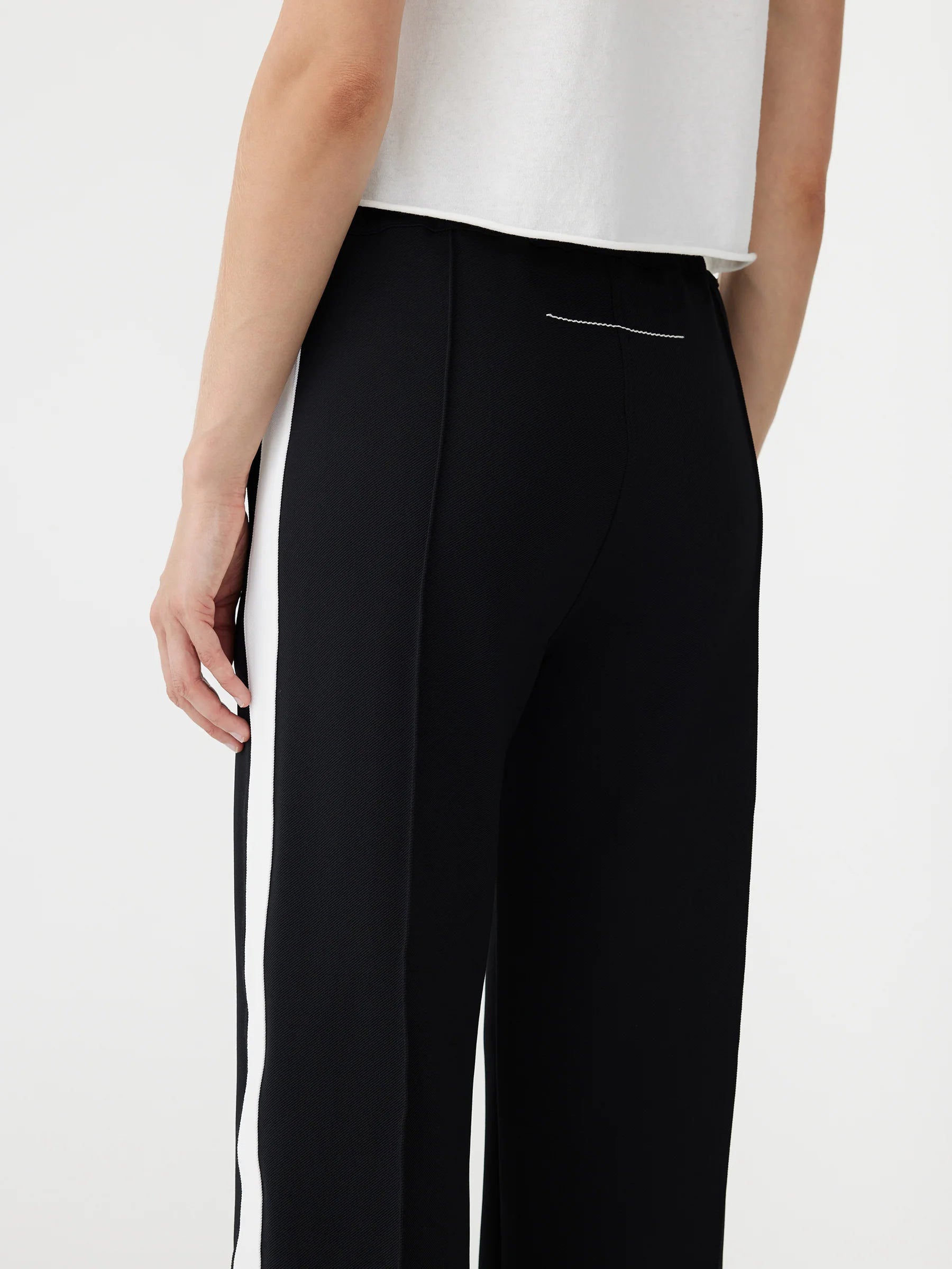 Twill Stripe Detail Pant