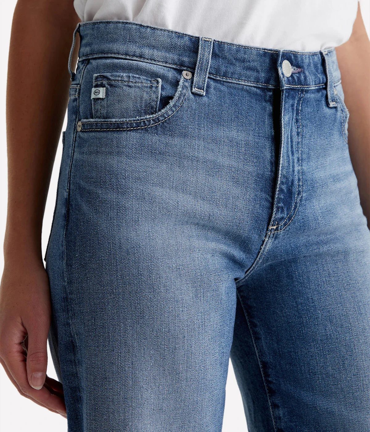 Saige Wide Leg Crop in Bell Canyon