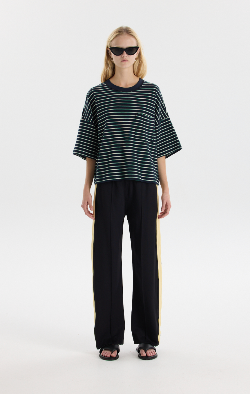 Reverse Stripe Boxy T-Shirt