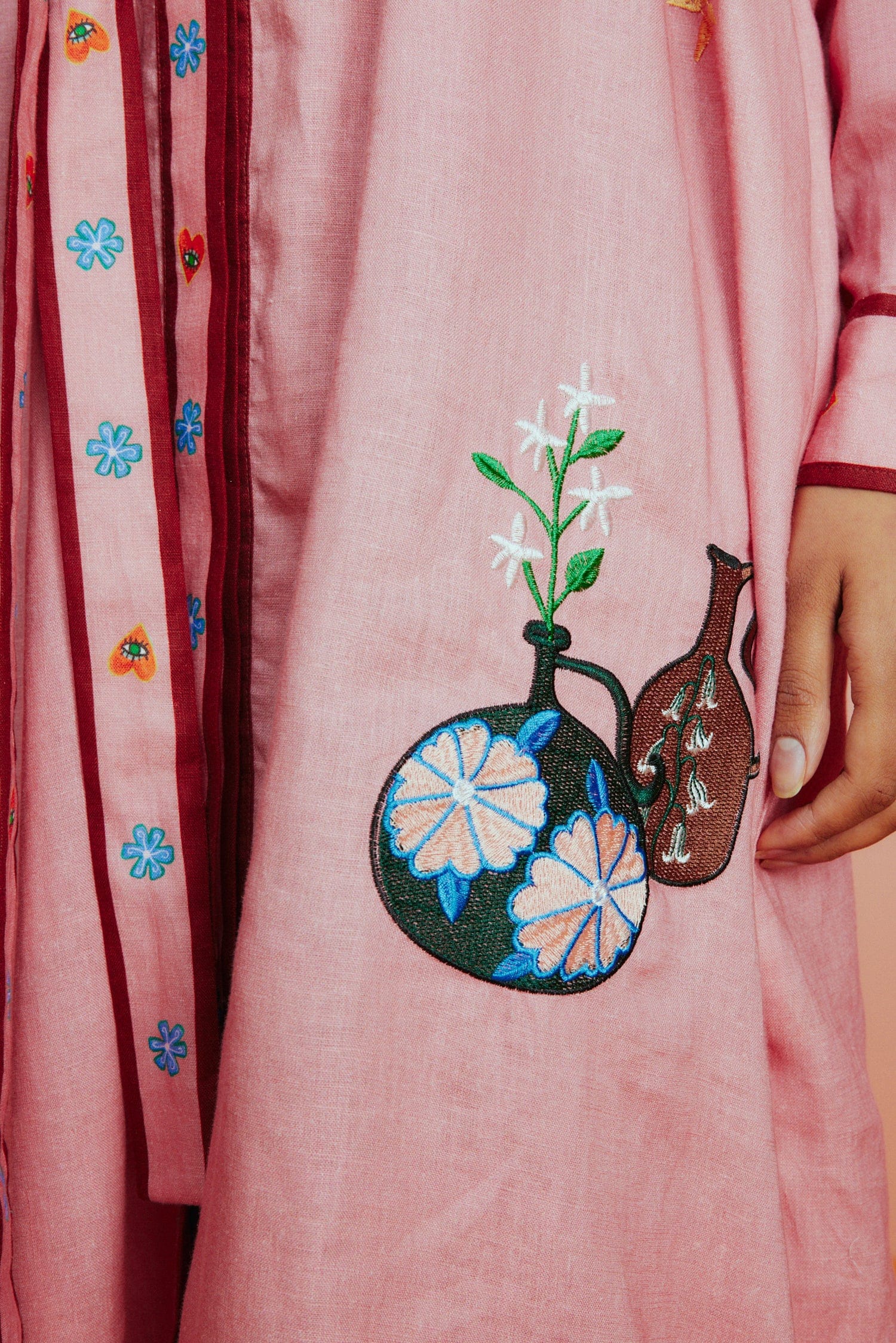 Timmy Embroidered Shirtdress