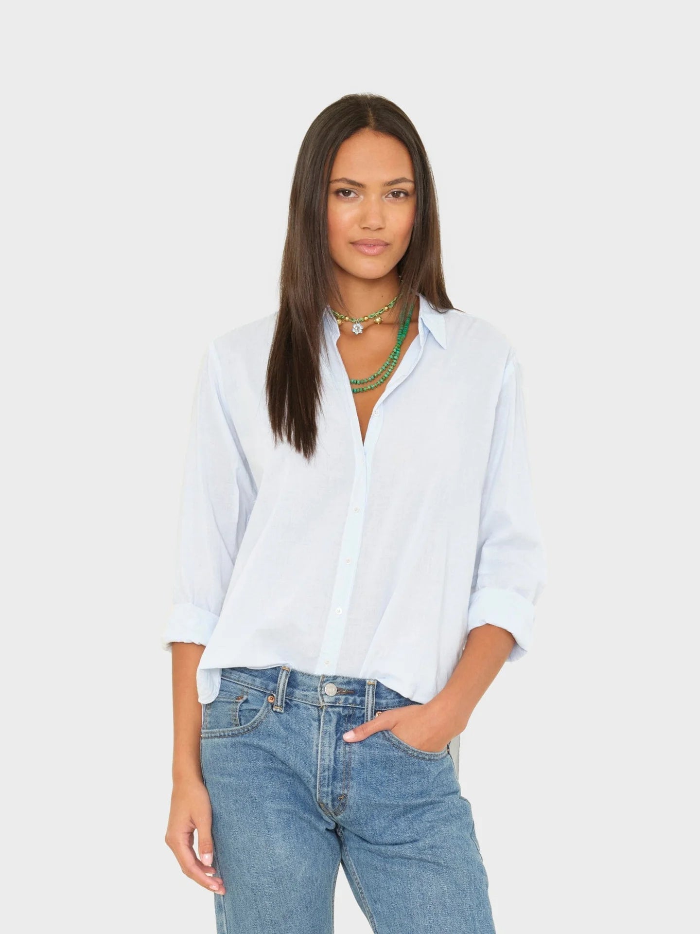 Beau Shirt in Skylight
